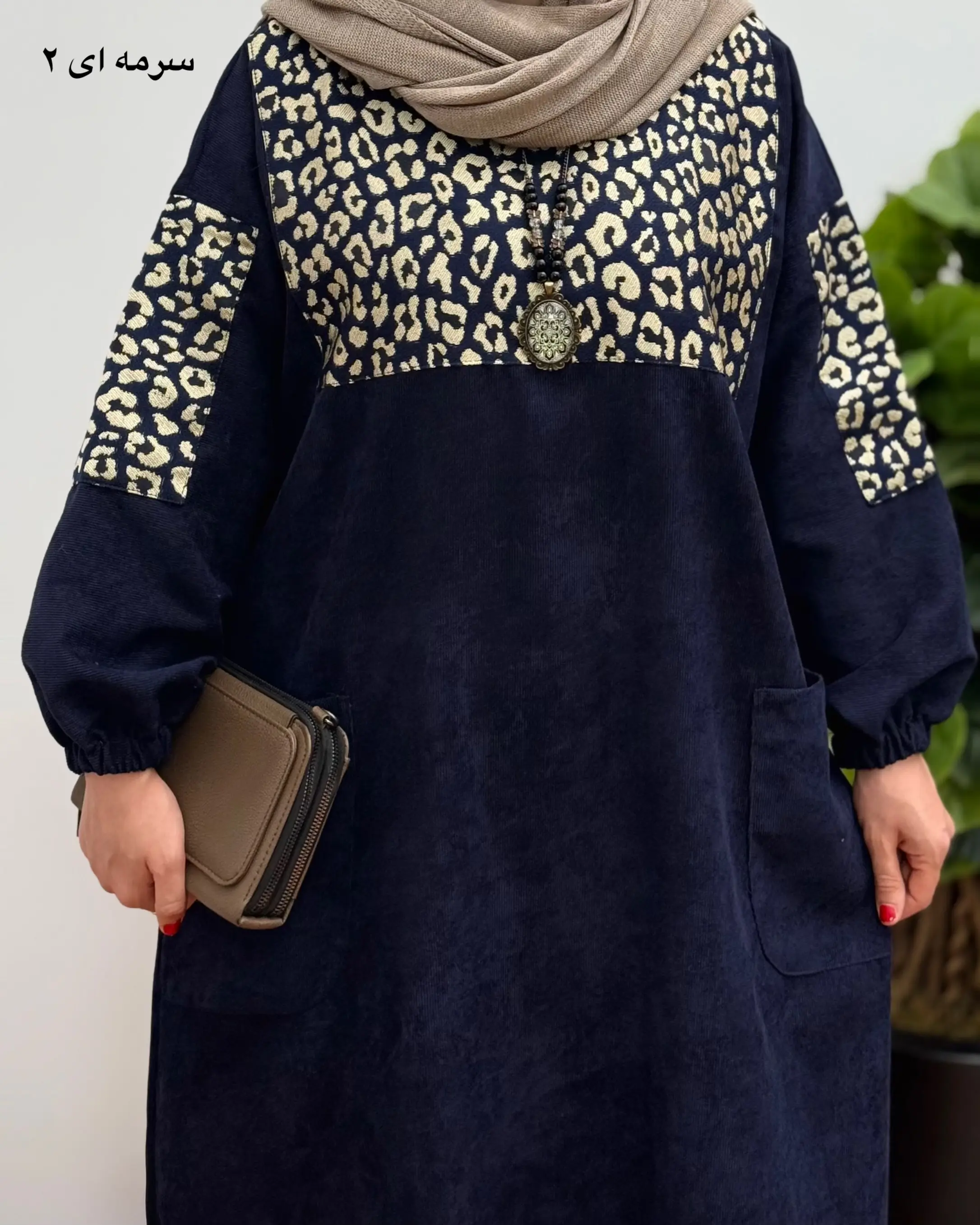 پیراهن مانتویی مزونی نازگل