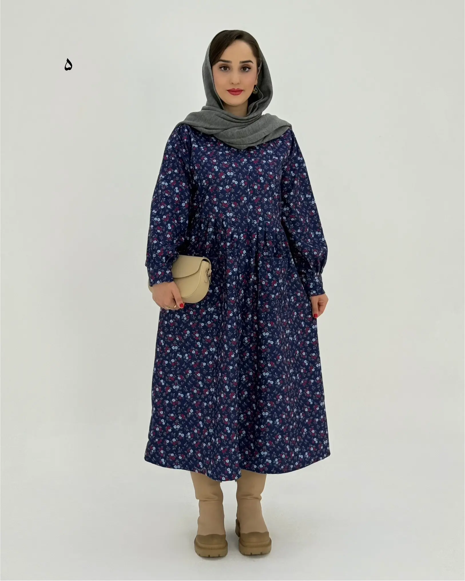 پیراهن مانتویی نورا