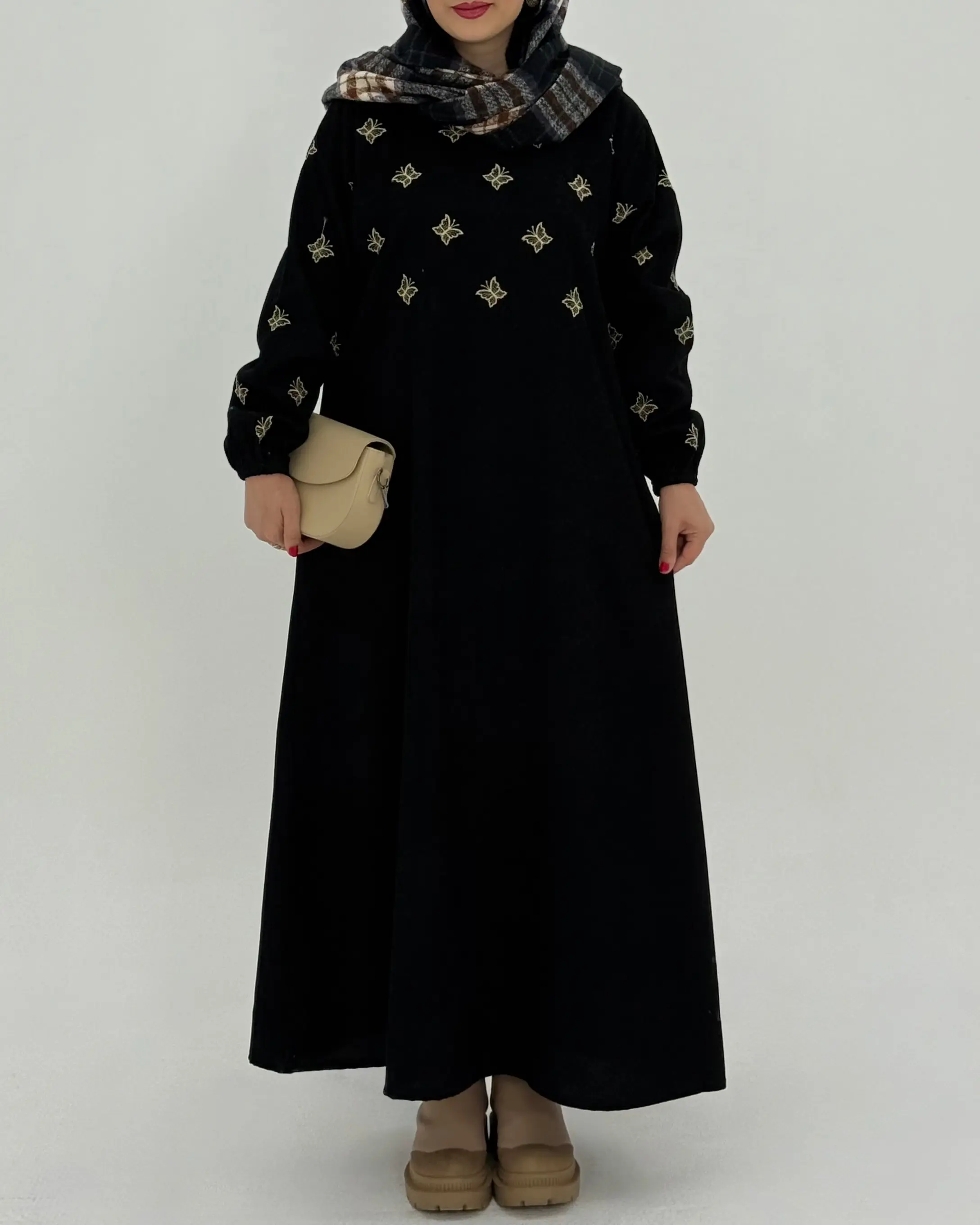 پیراهن مانتویی پروانه