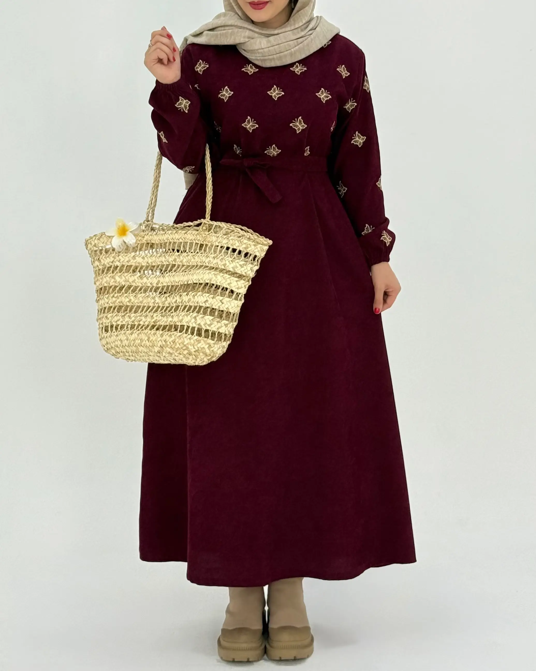 پیراهن مانتویی پروانه