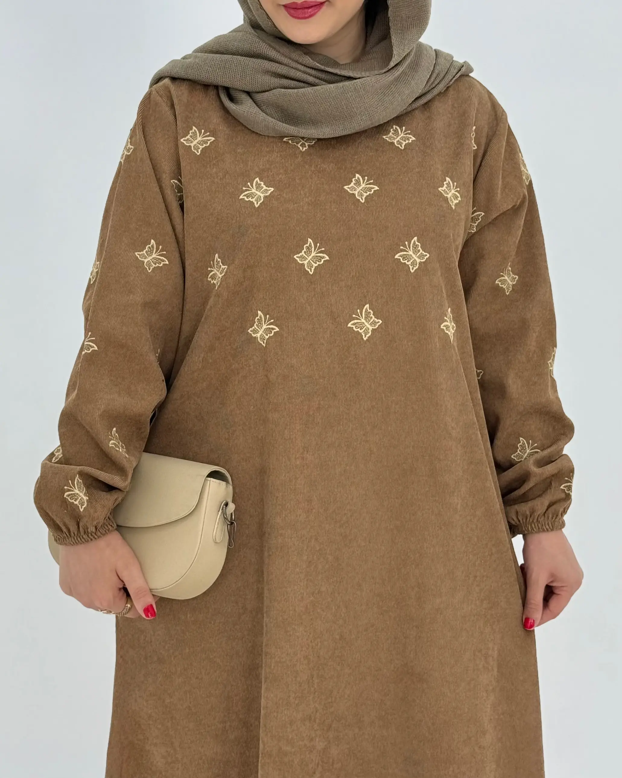 پیراهن مانتویی پروانه