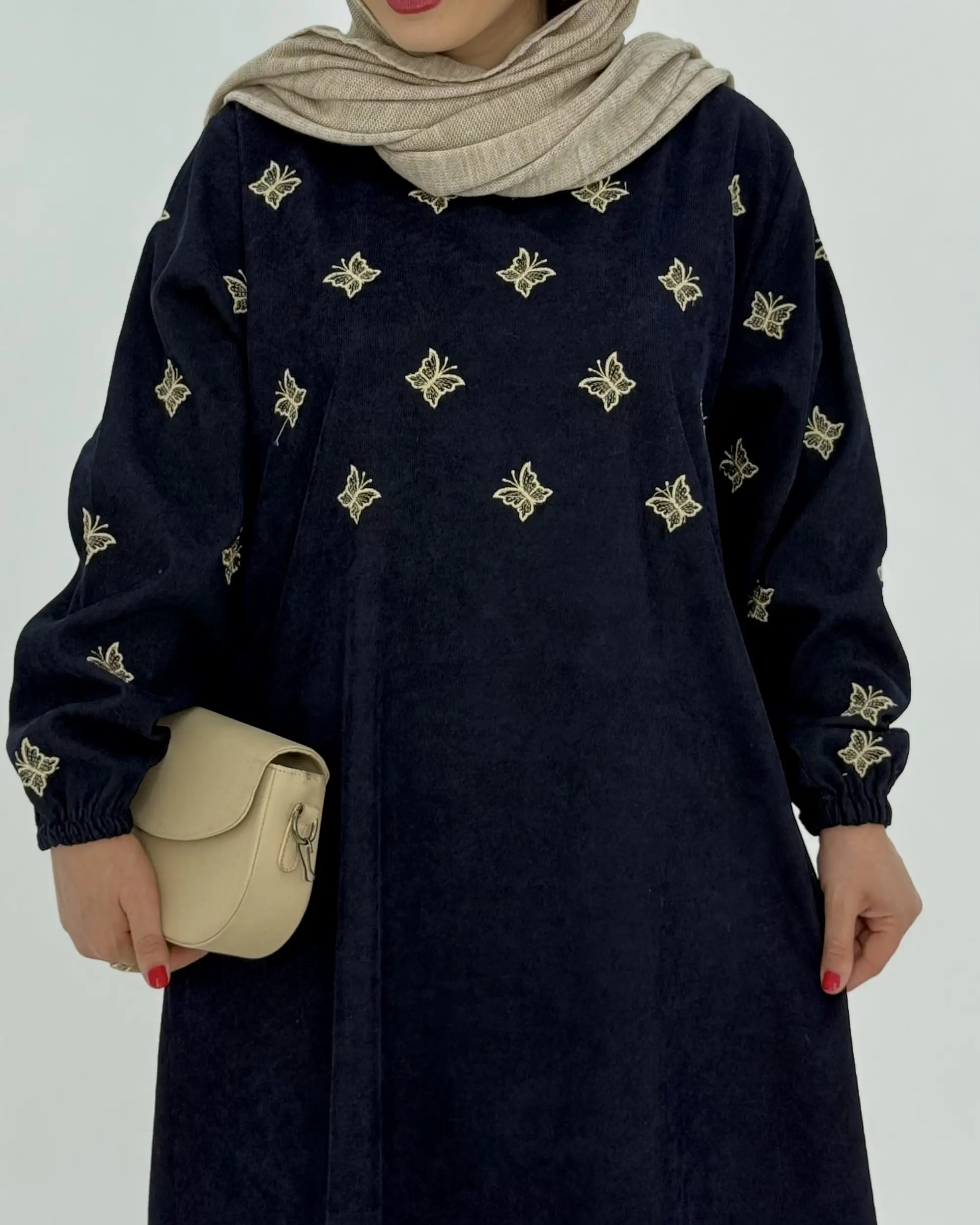 پیراهن مانتویی پروانه