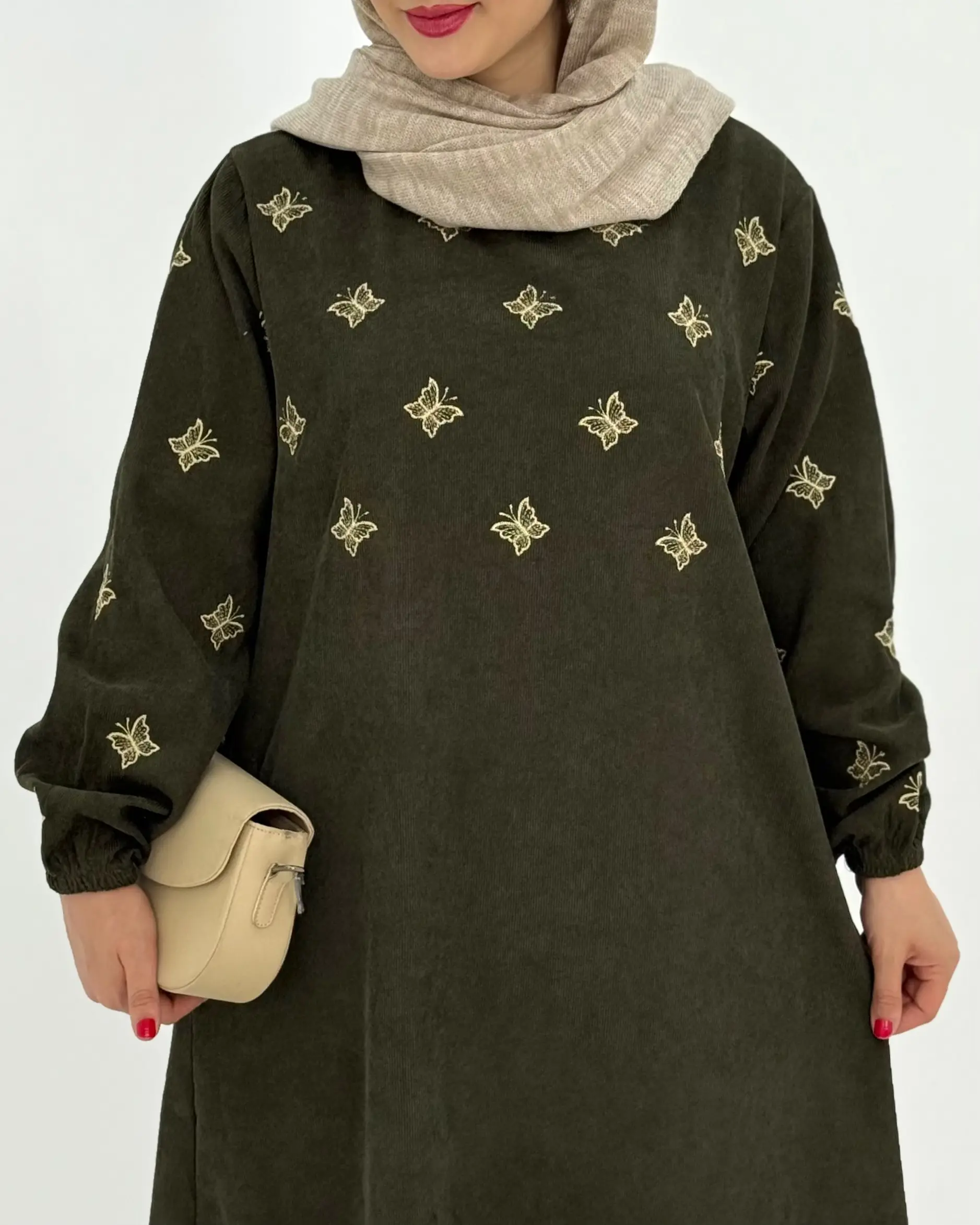 پیراهن مانتویی پروانه