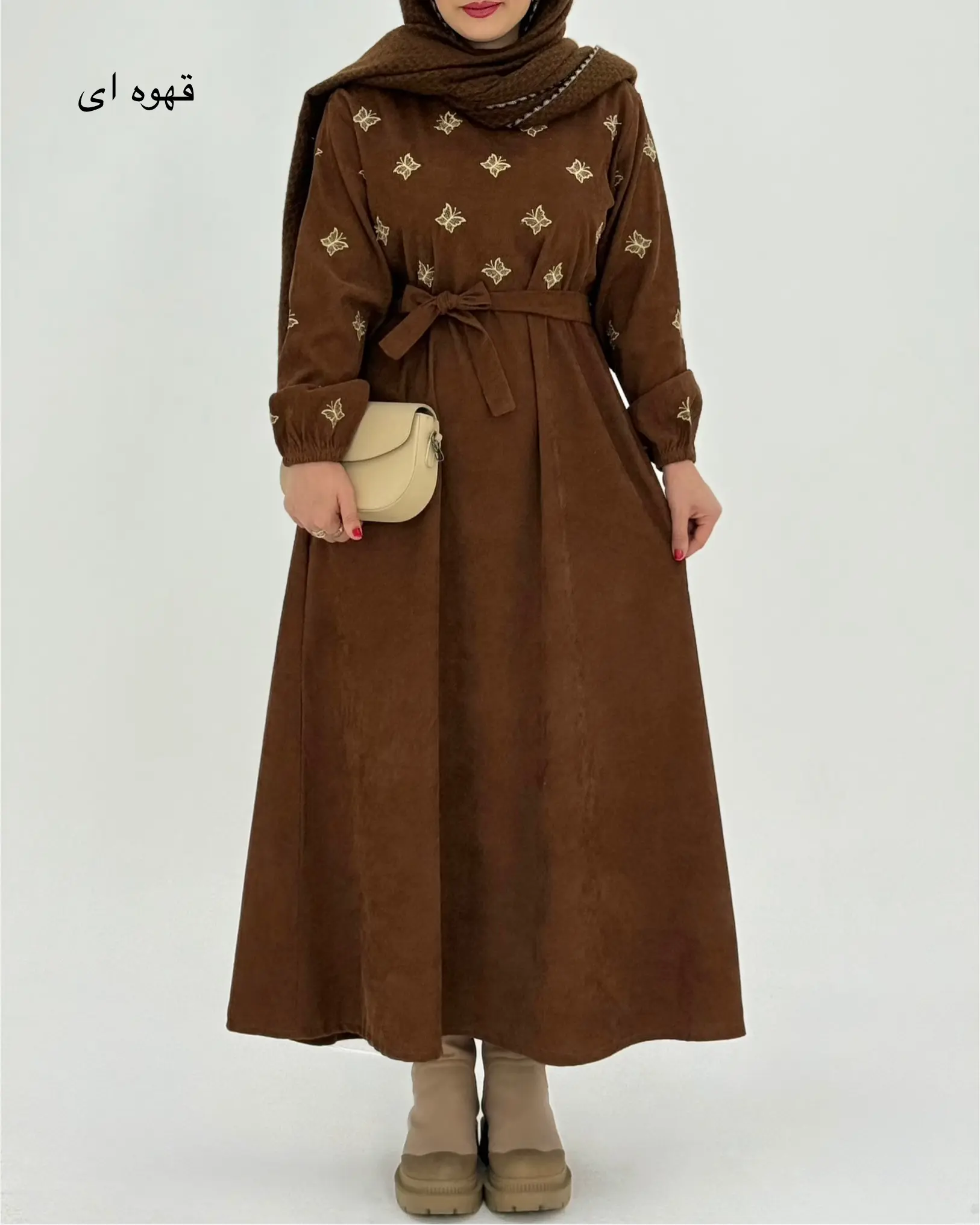 پیراهن مانتویی پروانه