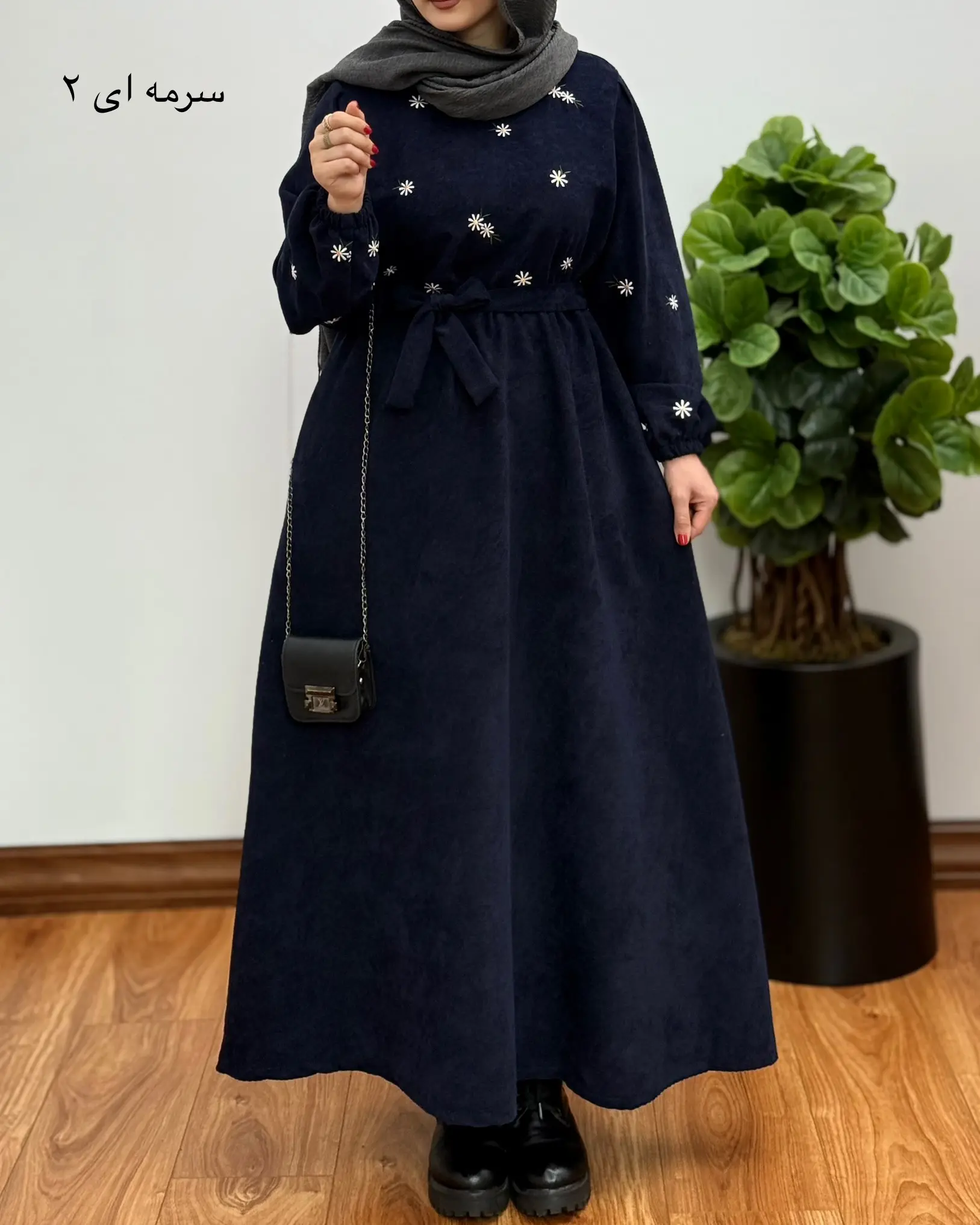 پیراهن مانتویی بابونه