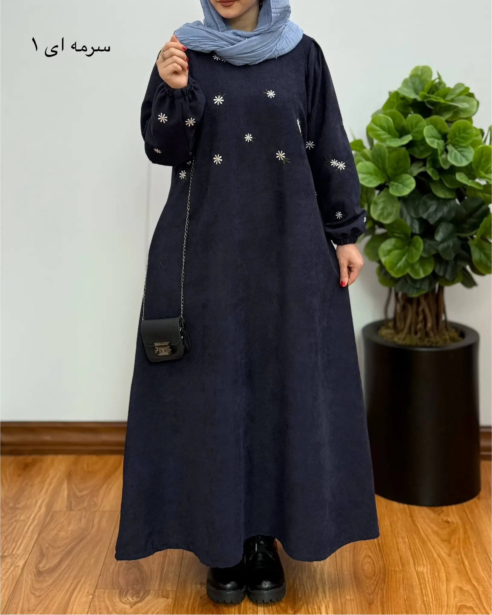 پیراهن مانتویی بابونه