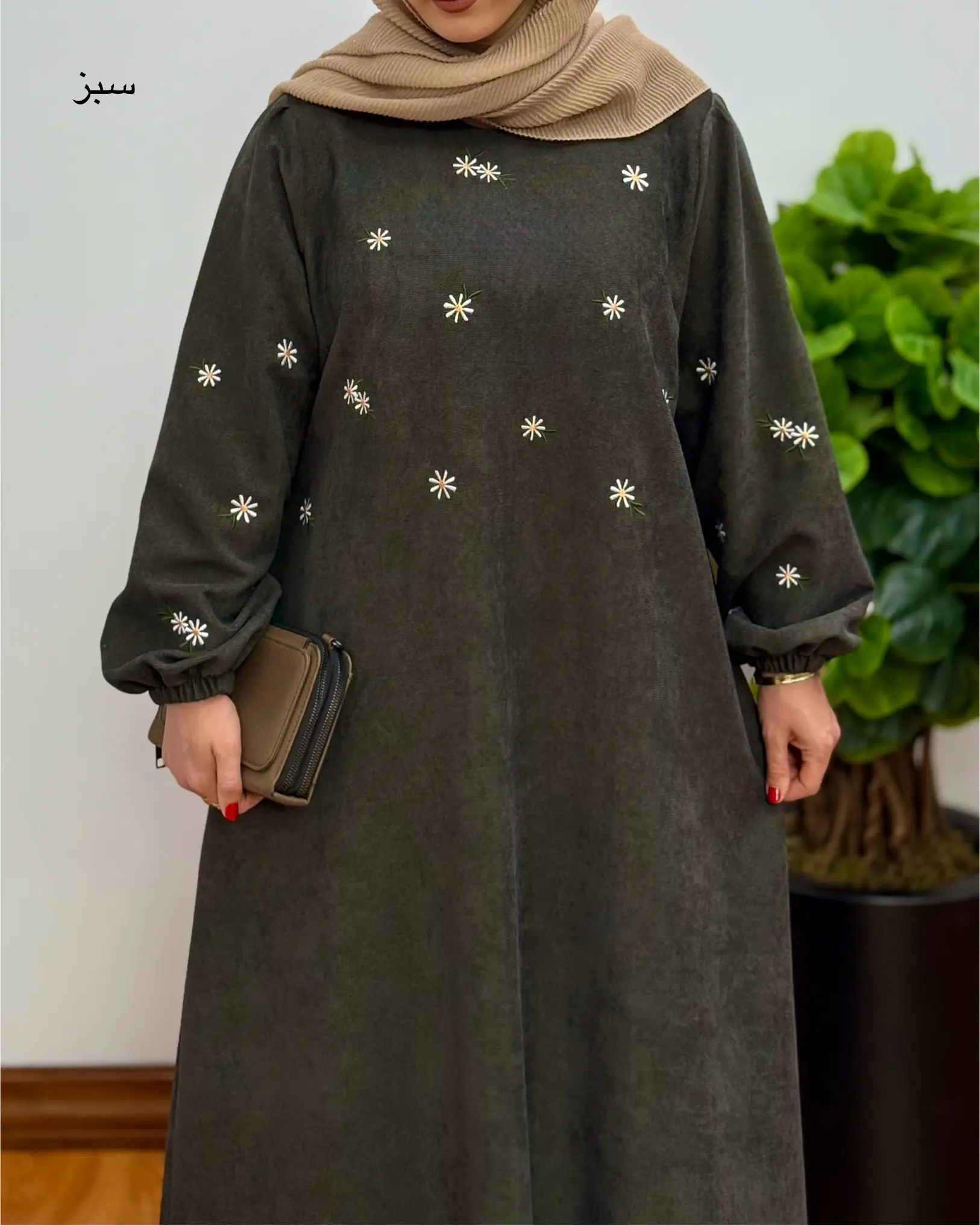 پیراهن مانتویی بابونه