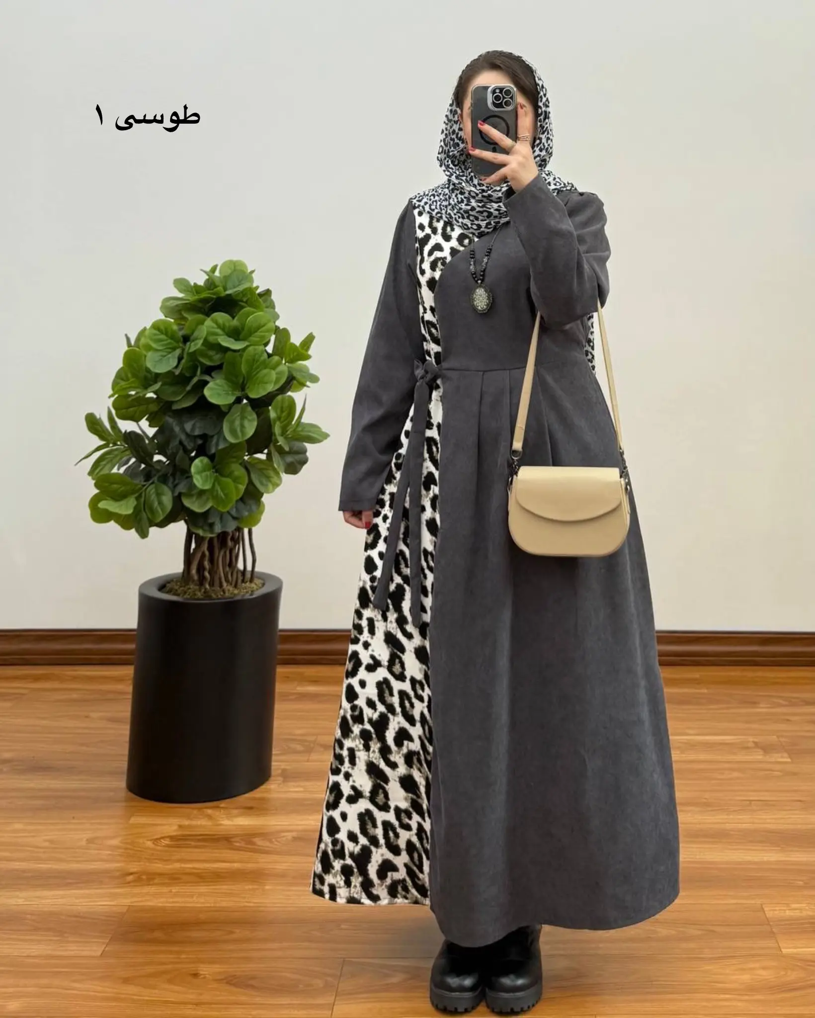 پیراهن مانتویی بهنوش ۱
