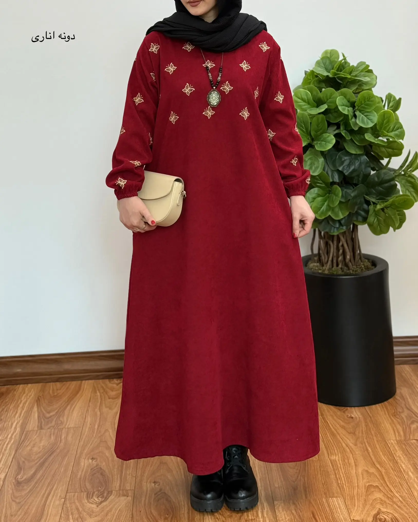 پیراهن مانتویی پروانه ۱