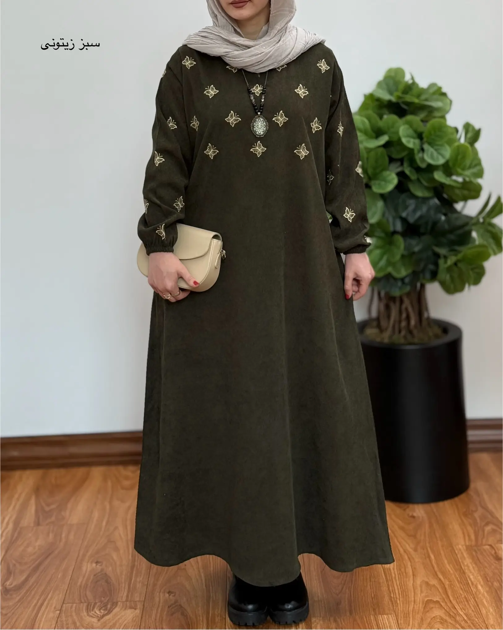 پیراهن مانتویی پروانه ۱