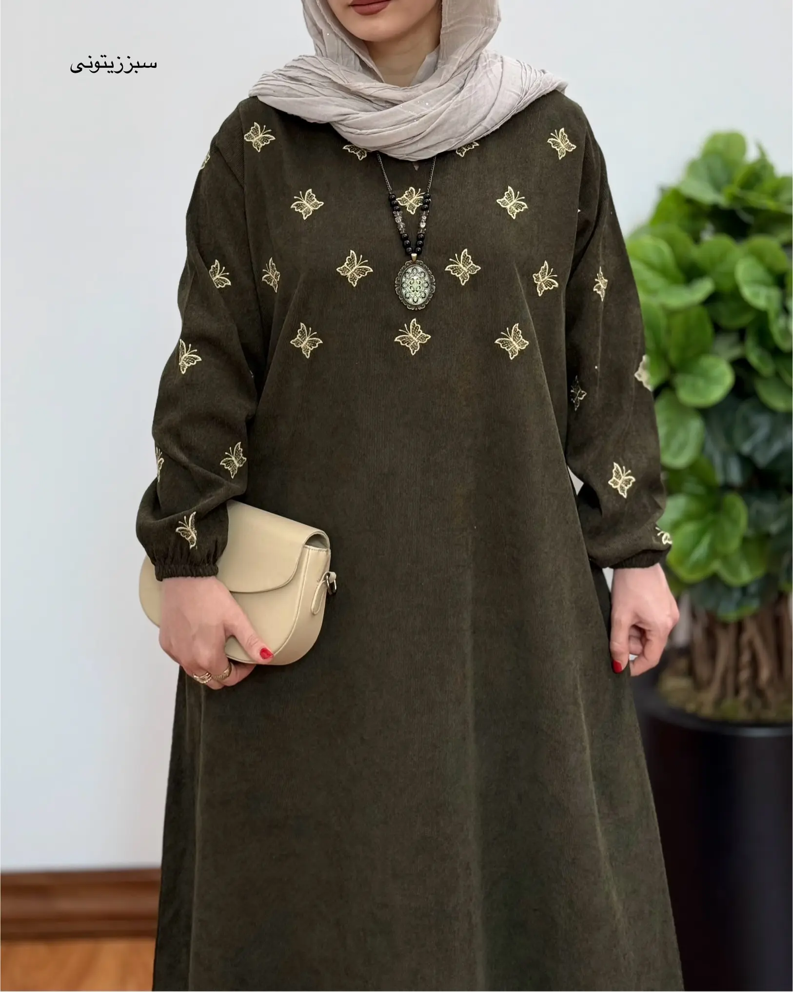 پیراهن مانتویی پروانه ۱