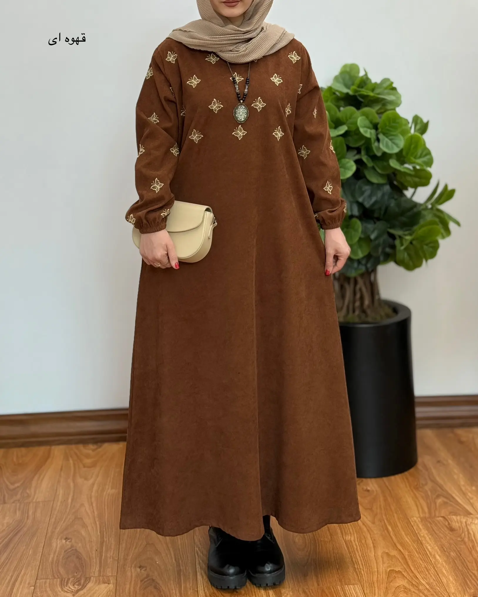 پیراهن مانتویی پروانه ۱