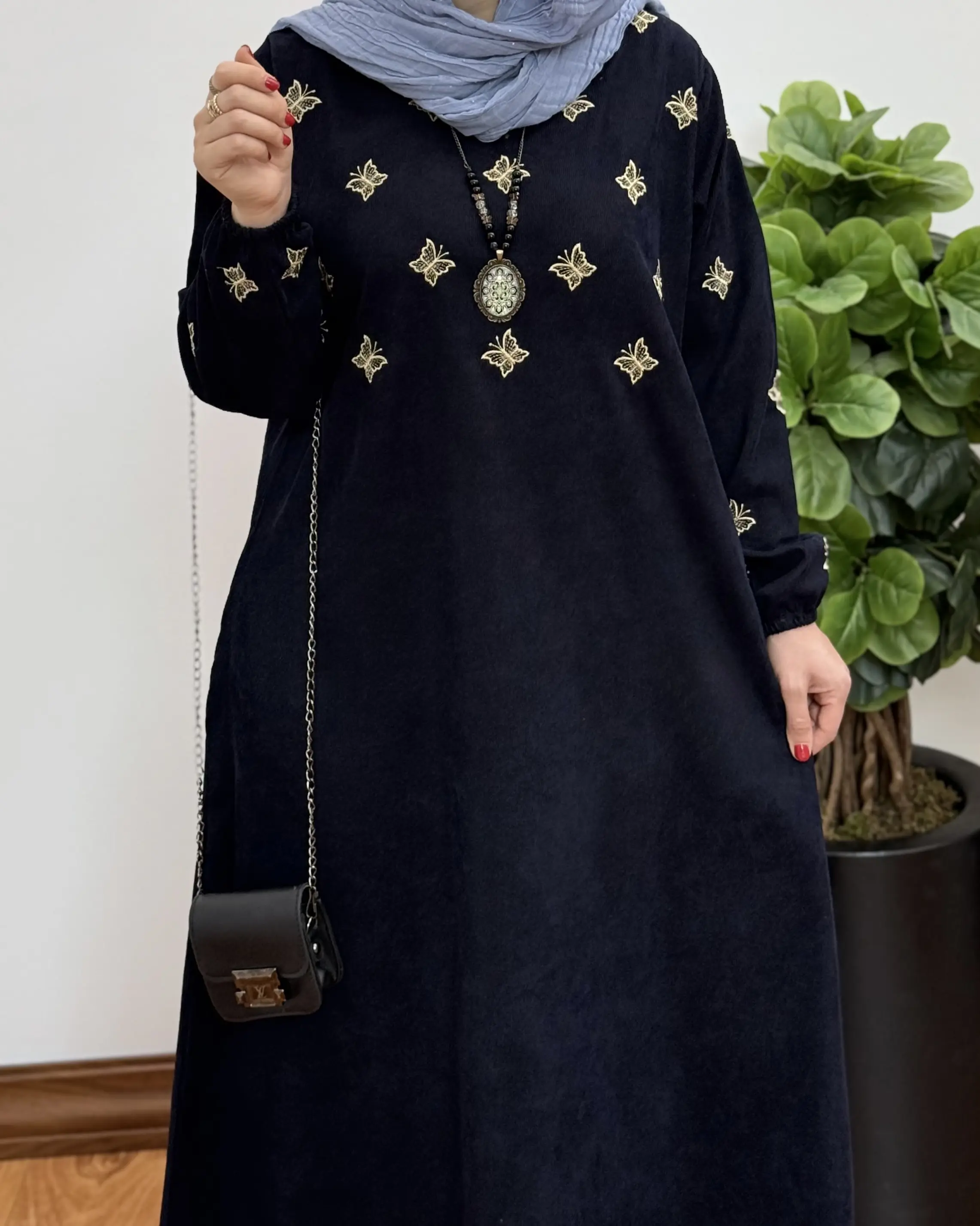 پیراهن مانتویی پروانه ۱