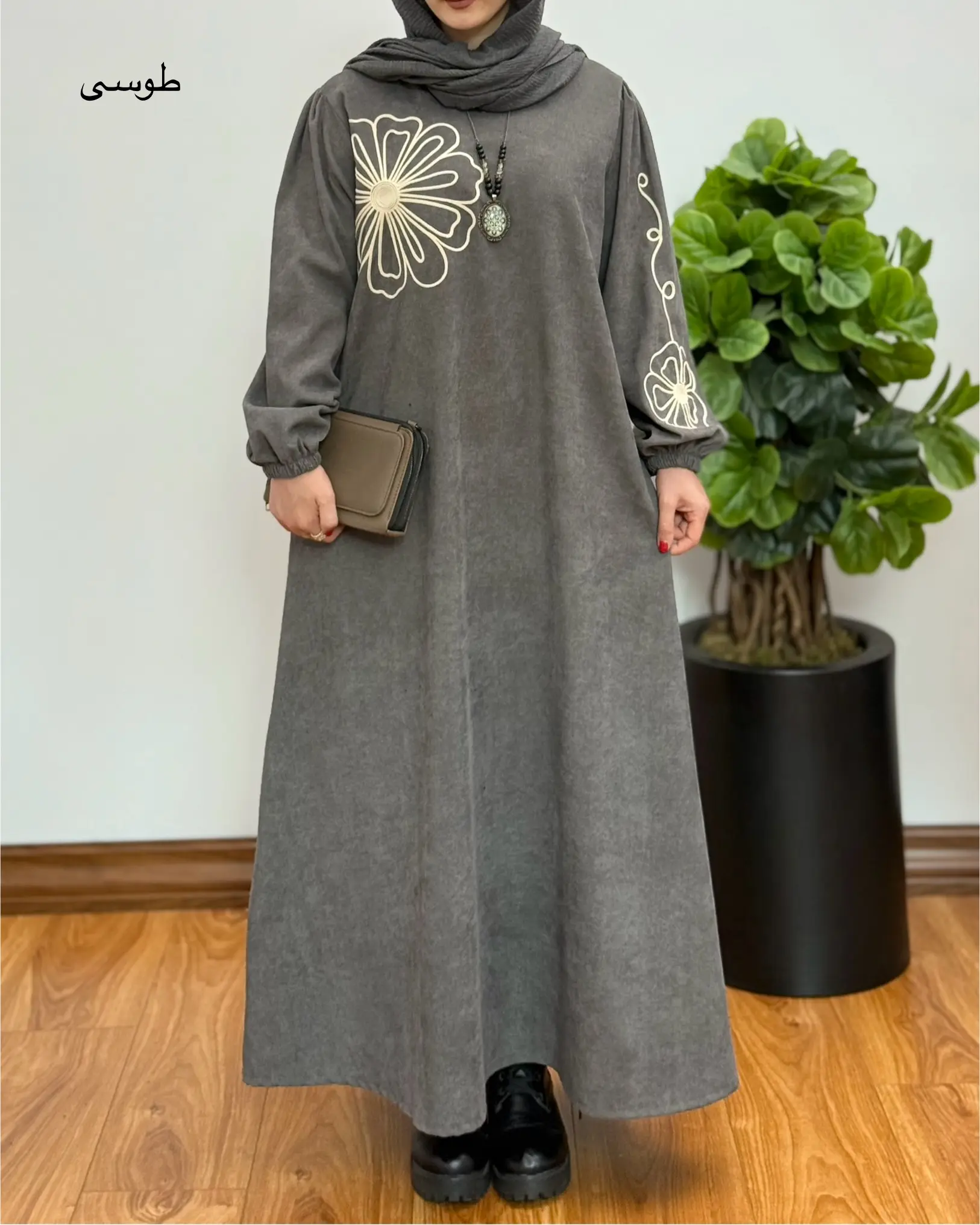 پیراهن مانتویی سوپر کلوش مهتاب