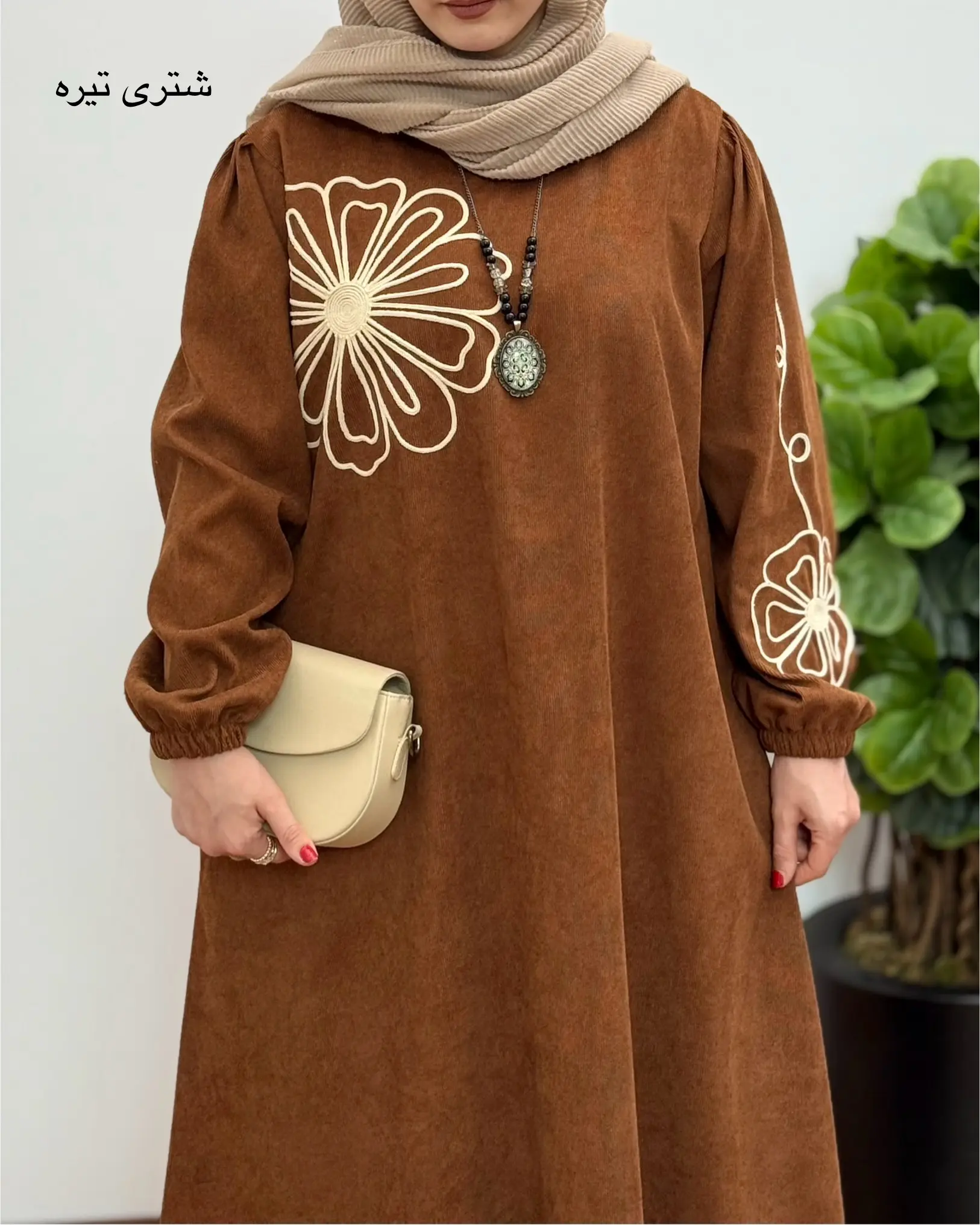 پیراهن مانتویی سوپر کلوش مهتاب