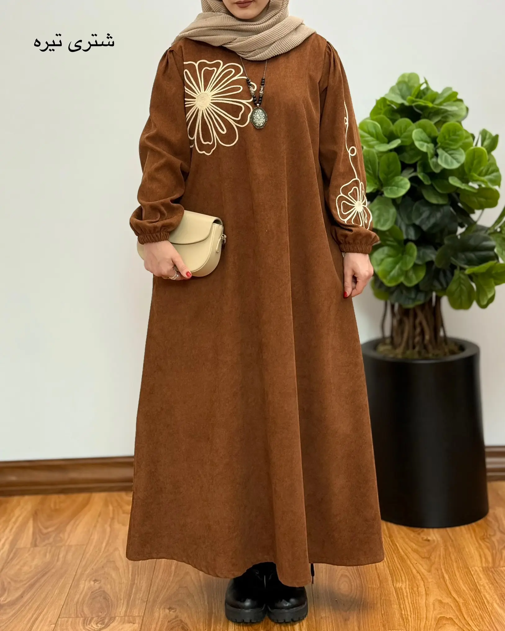 پیراهن مانتویی سوپر کلوش مهتاب