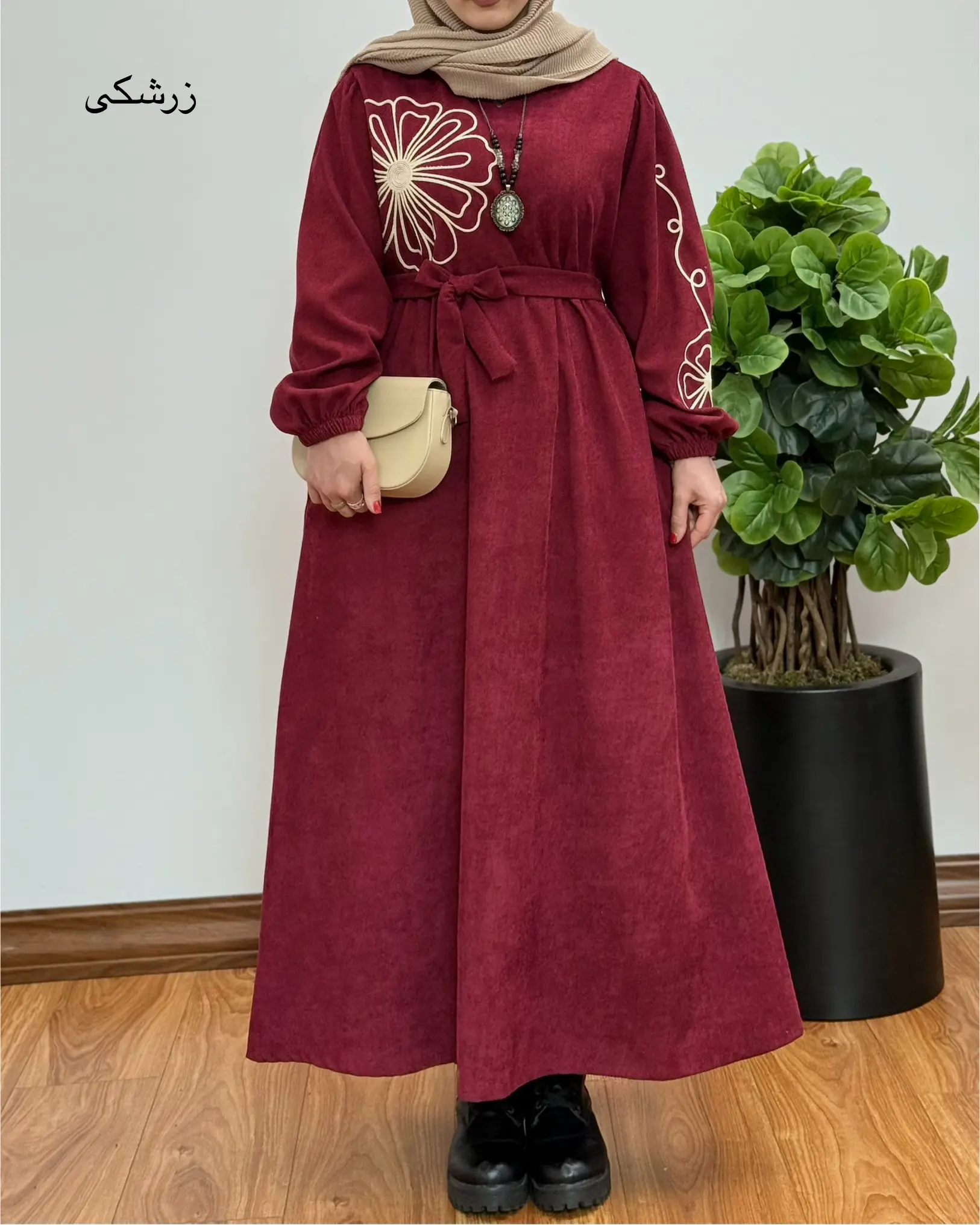 پیراهن مانتویی سوپر کلوش مهتاب