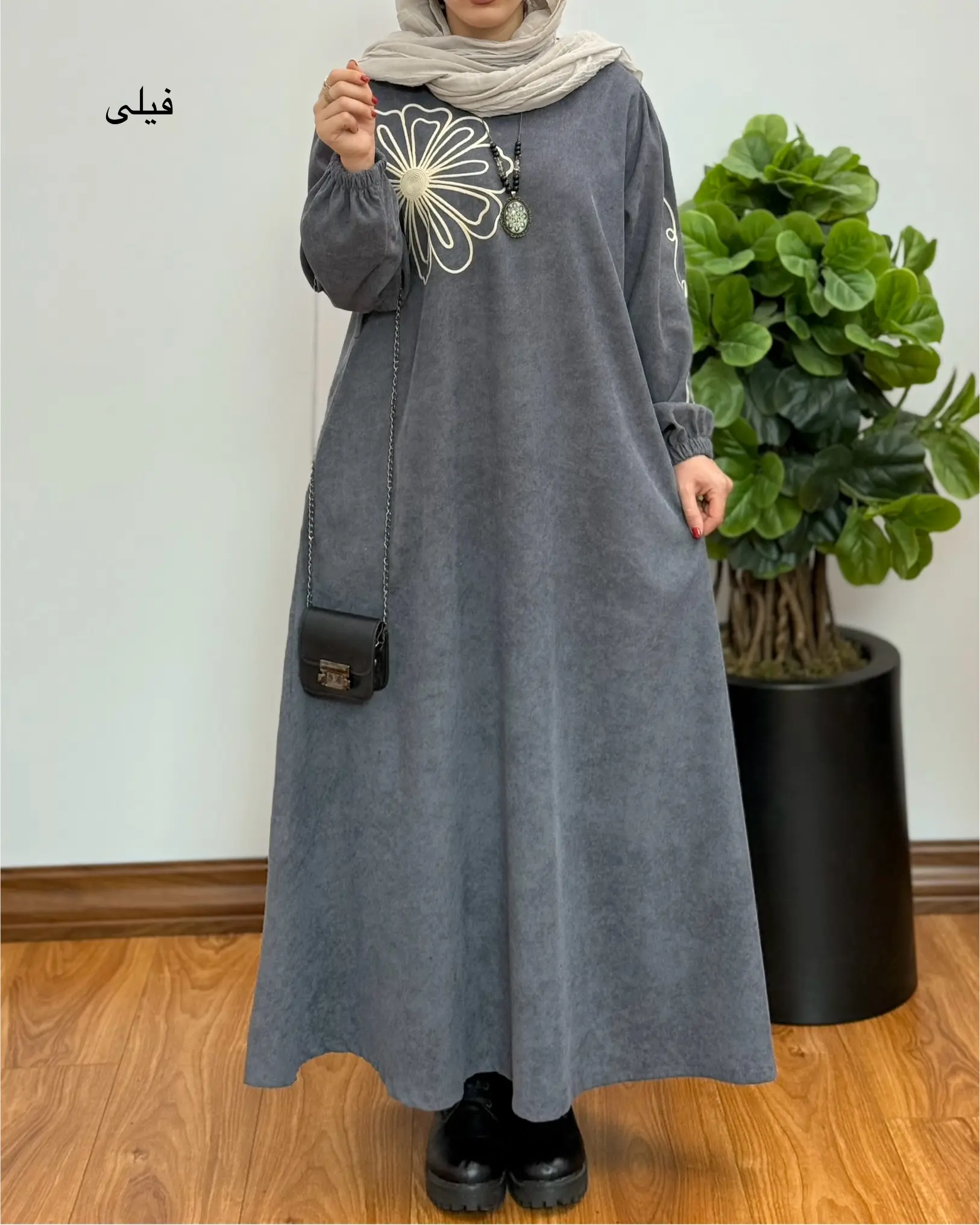 پیراهن مانتویی سوپر کلوش مهتاب