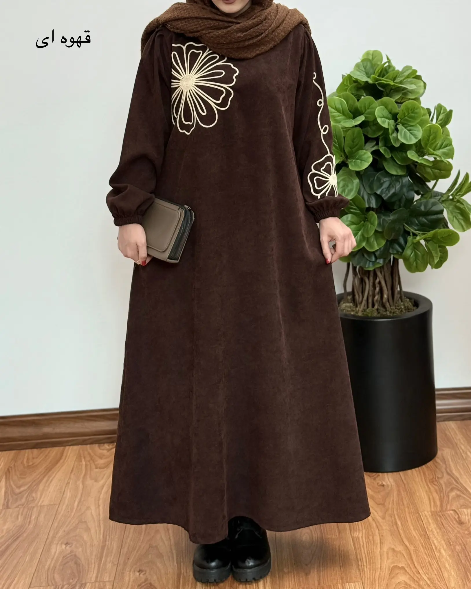 پیراهن مانتویی سوپر کلوش مهتاب