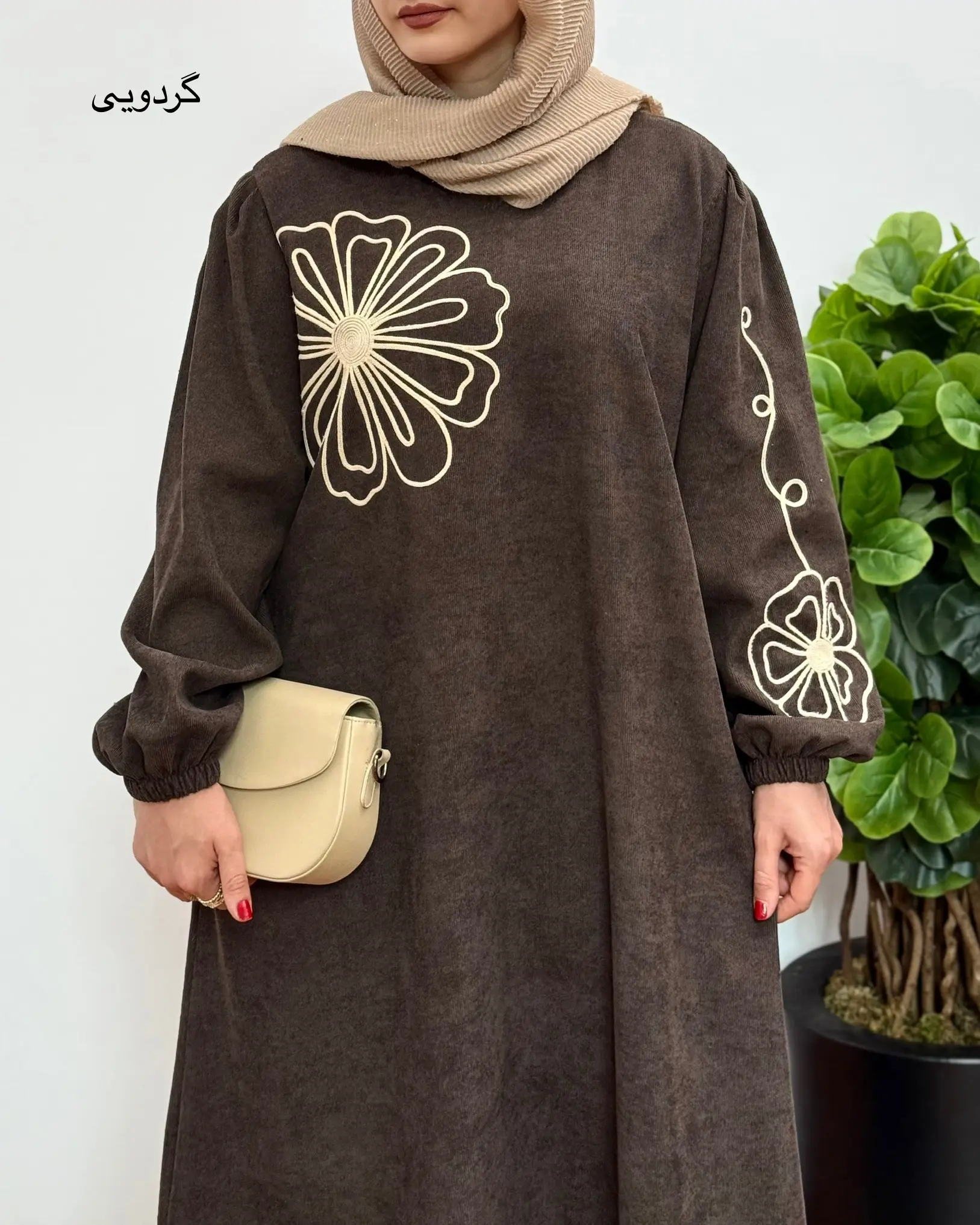 پیراهن مانتویی سوپر کلوش مهتاب