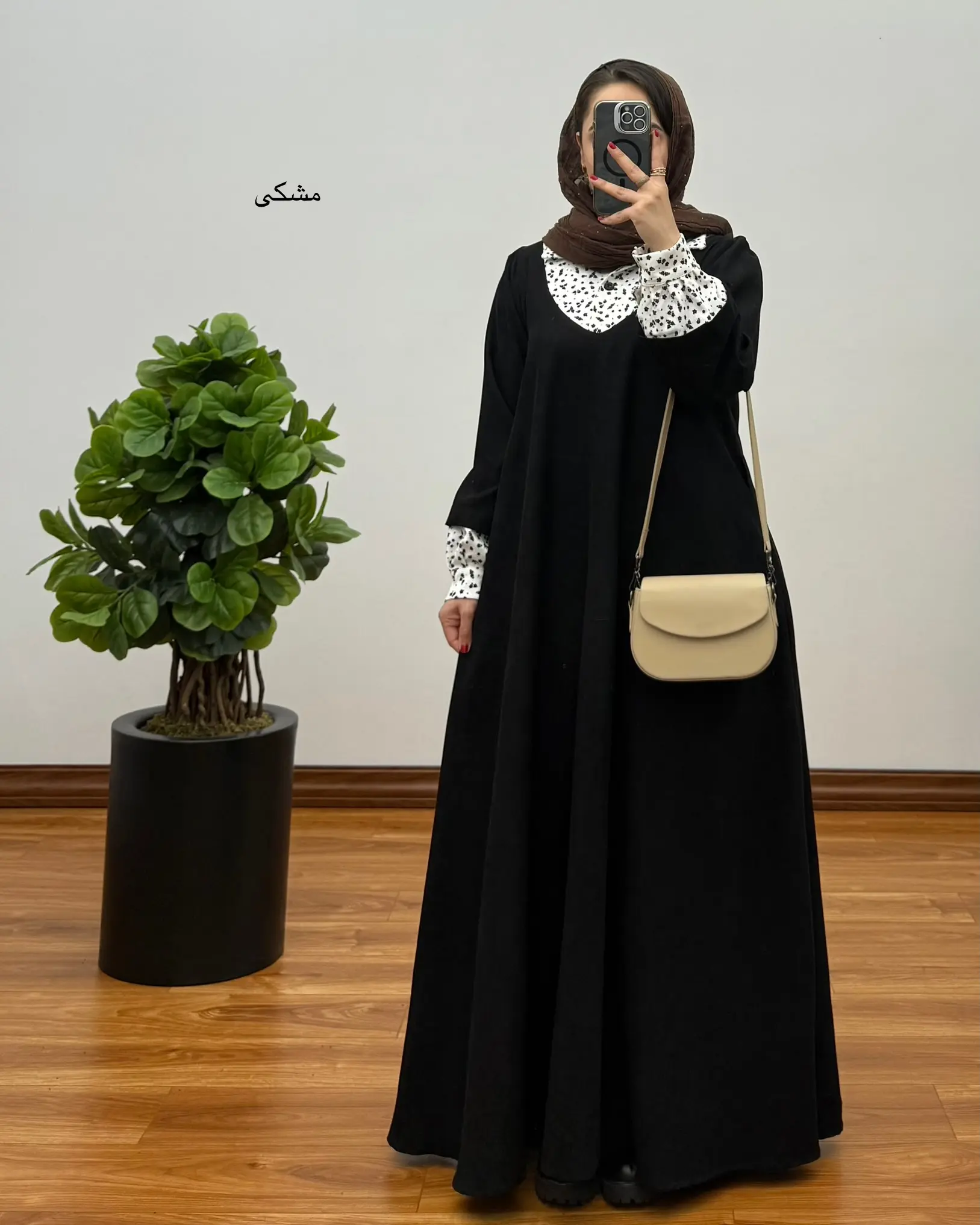 پیراهن مانتویی سوپر کلوش مهرانه ۱