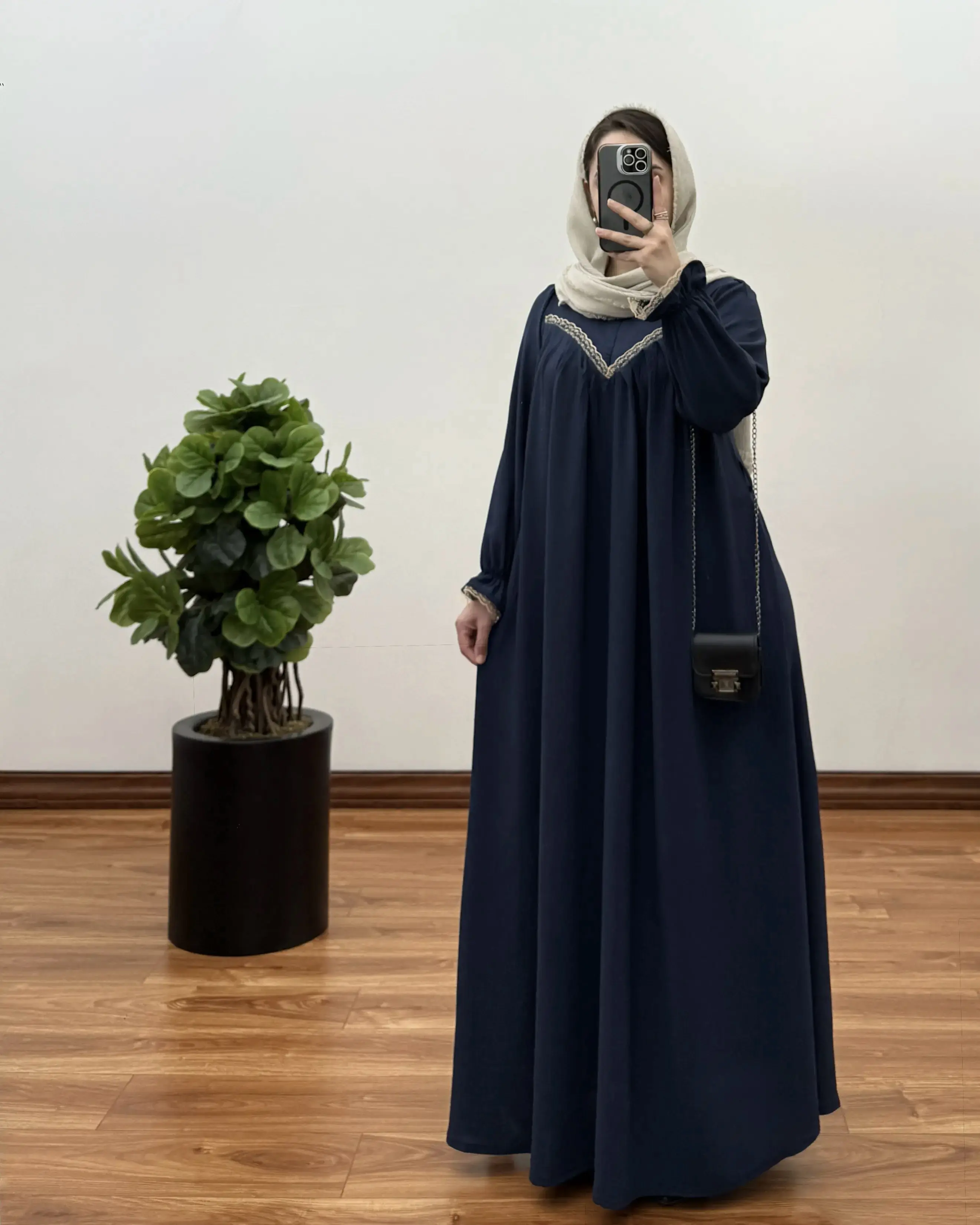 مانتو عبایی ابروبادی خنک مدل گلرخ