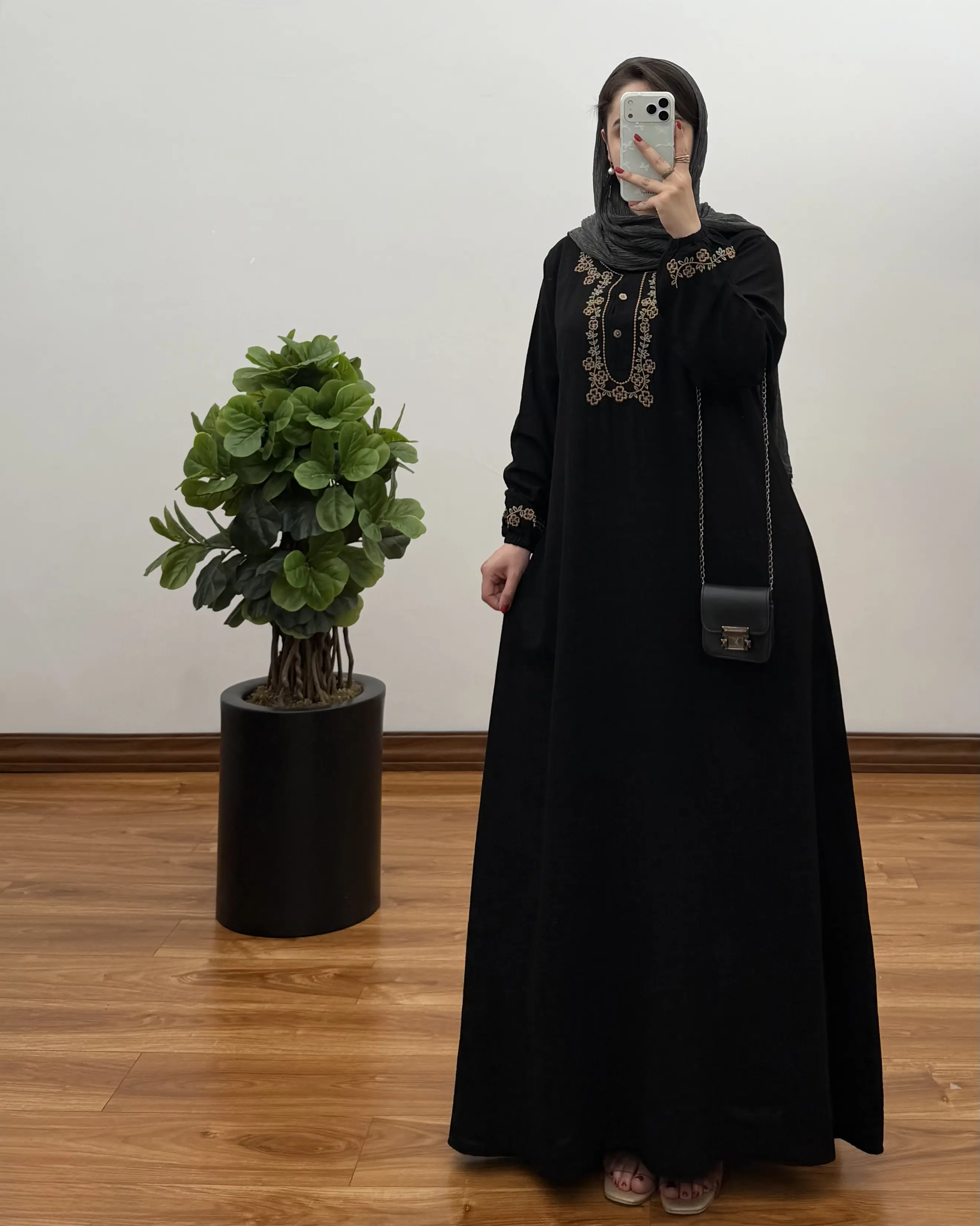 پیراهن مانتویی گیسو مدل ساره (ویژه محرم)
