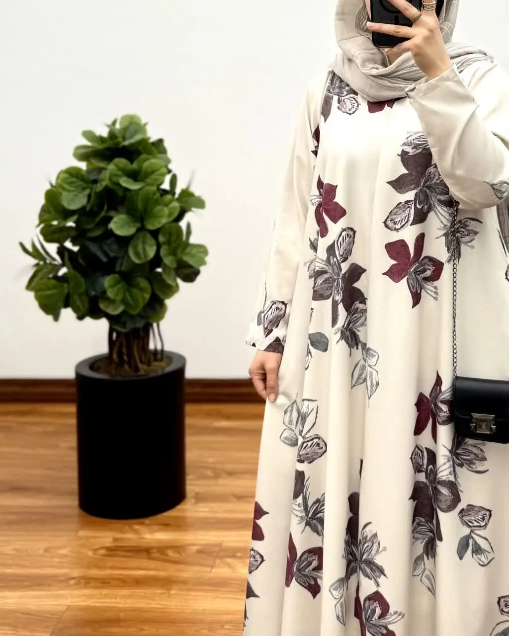 پیراهن مانتویی تمام کلوش رها