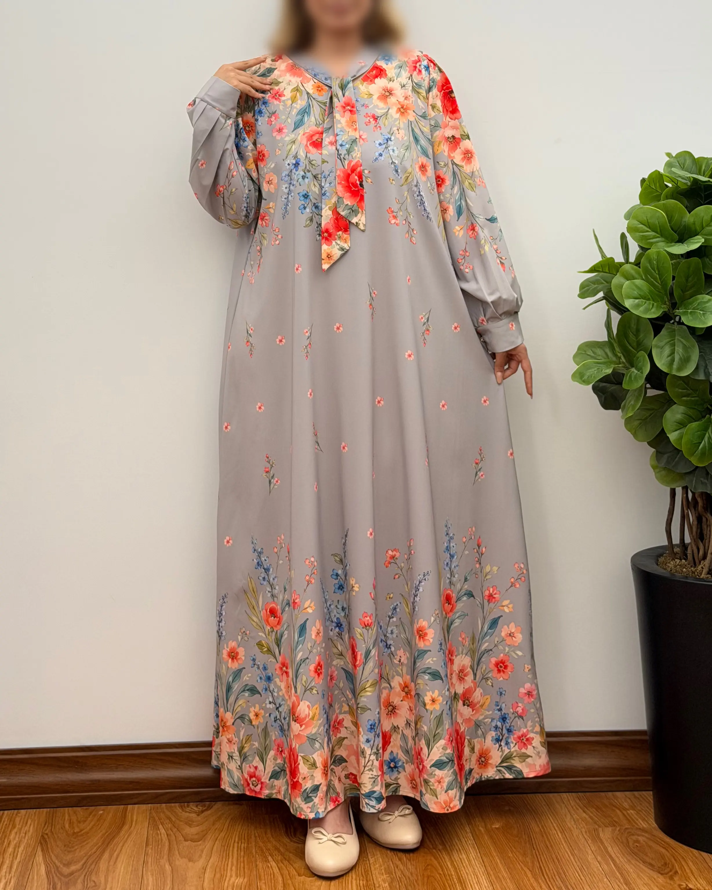 پیراهن ساحلی گیسو مدل آبرنگی