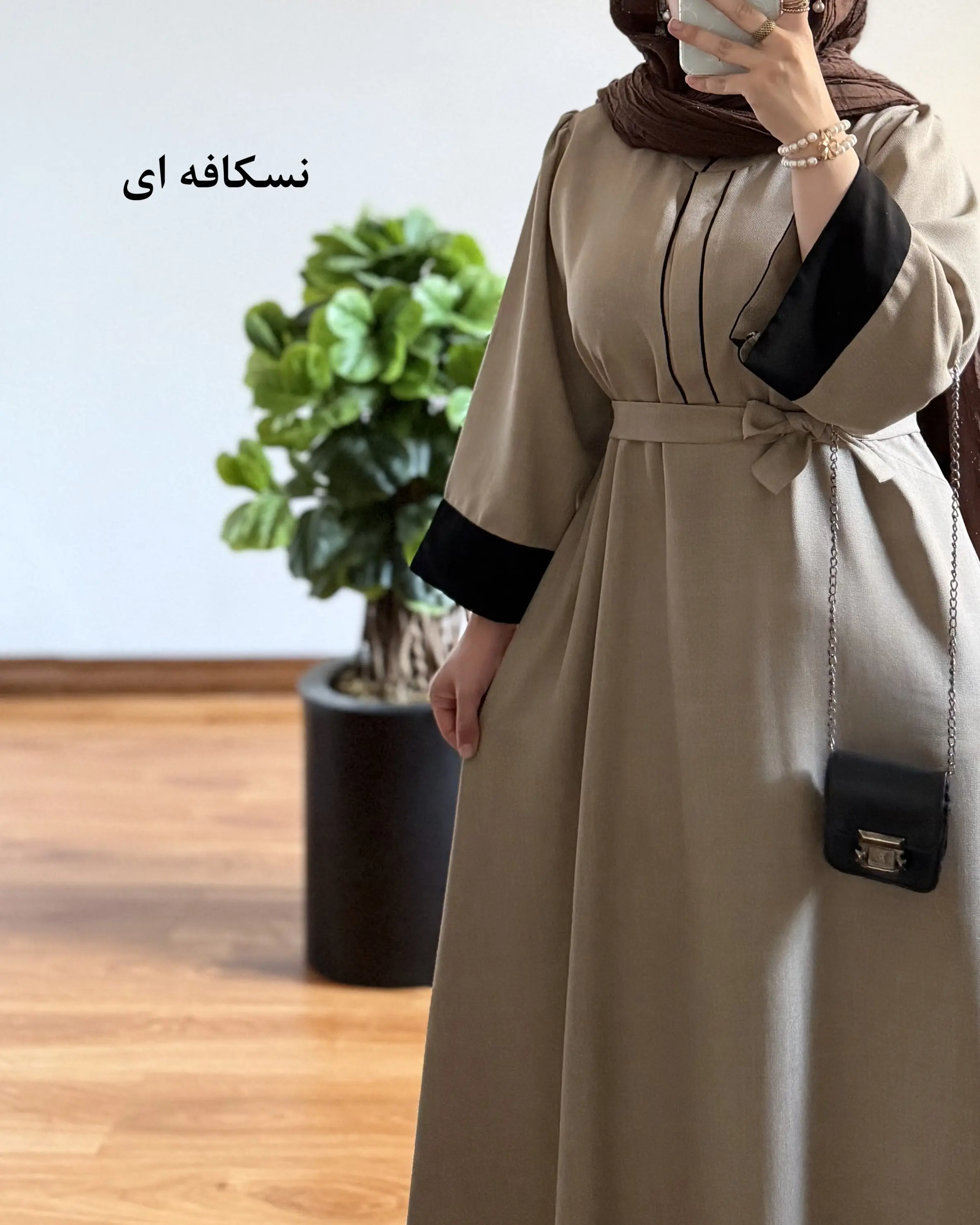 مانتو بلند لینن مدل هانی