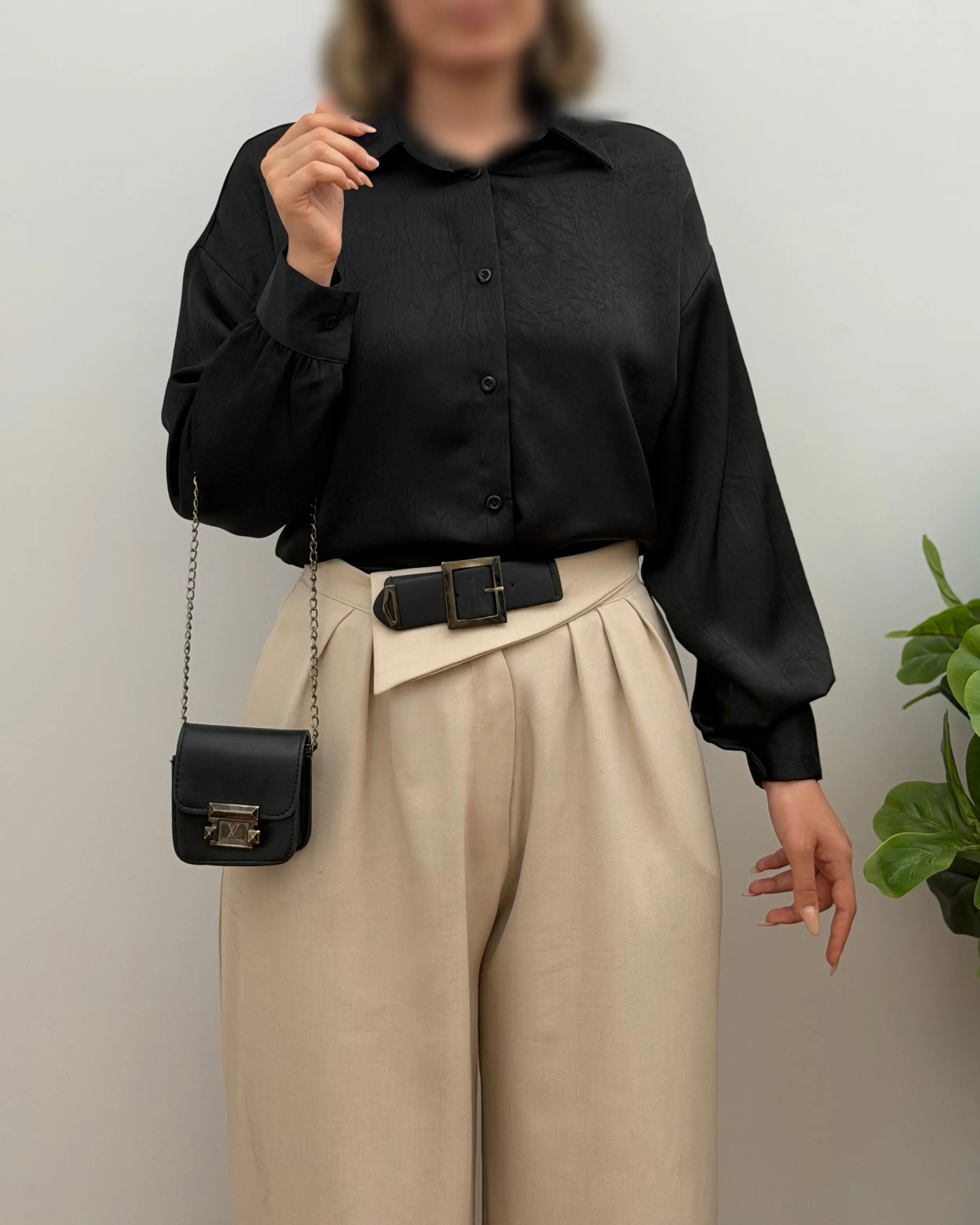 شومیز زنانه ساتن کراش