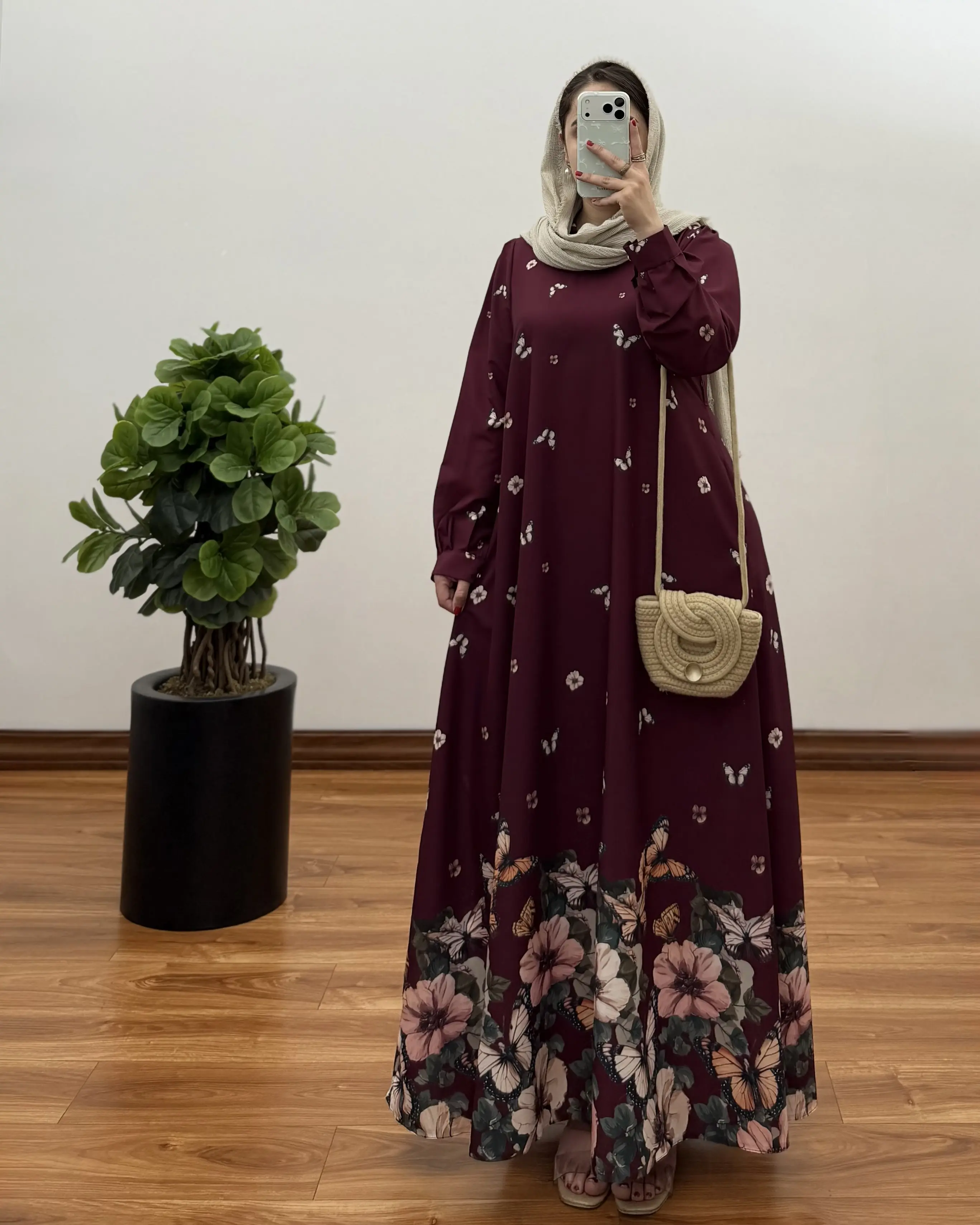 پیراهن ساحلی شیک مدل گلاب