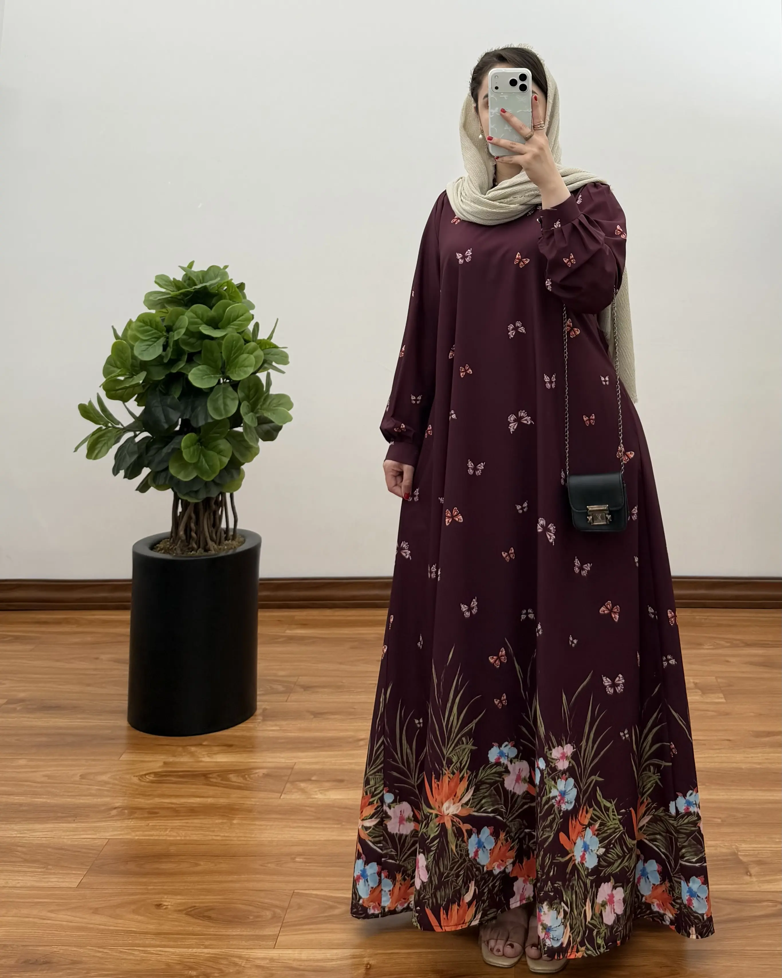 پیراهن ساحلی کلوش مدل پریسان