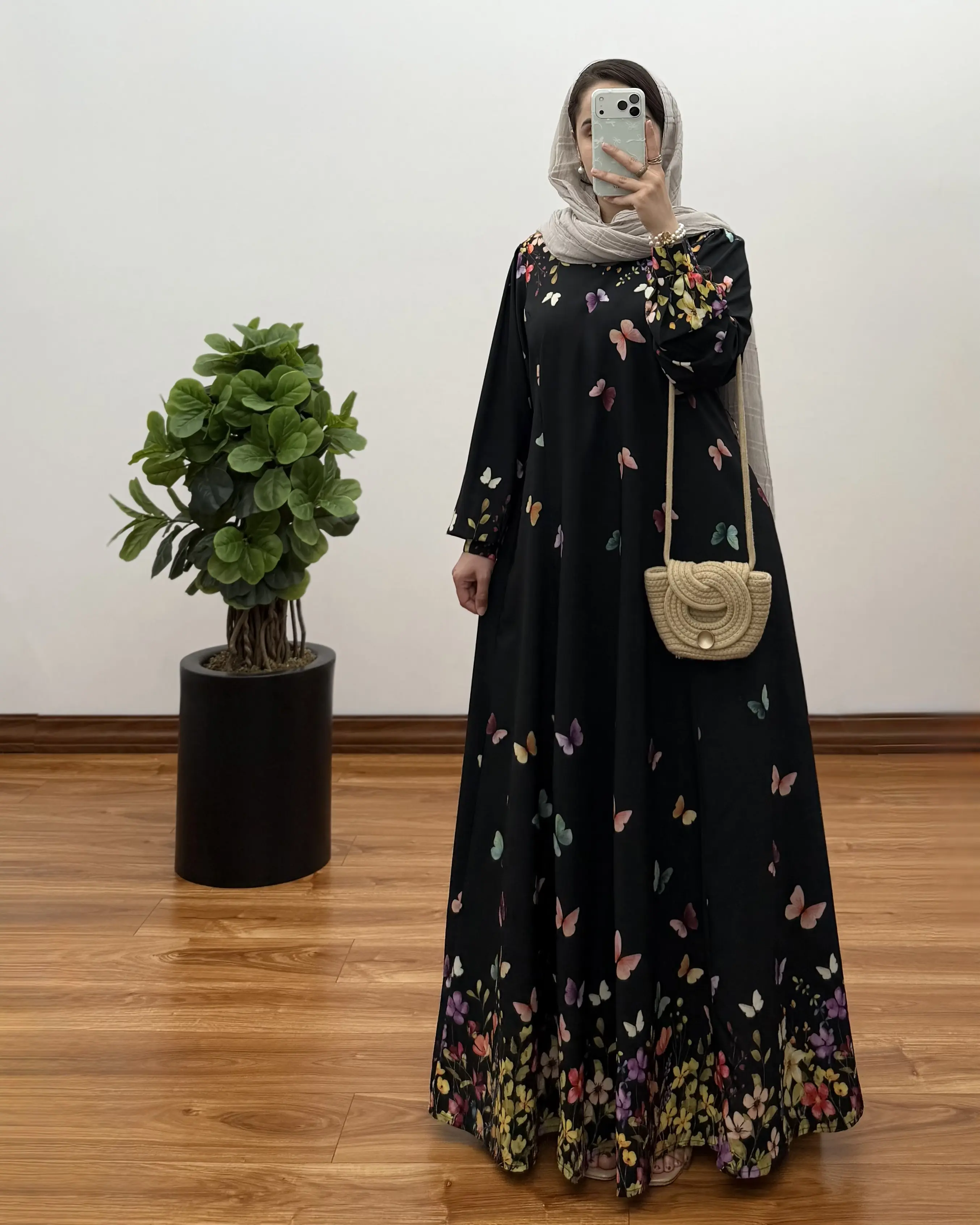 پیراهن بلند زنانه مدل ملورین