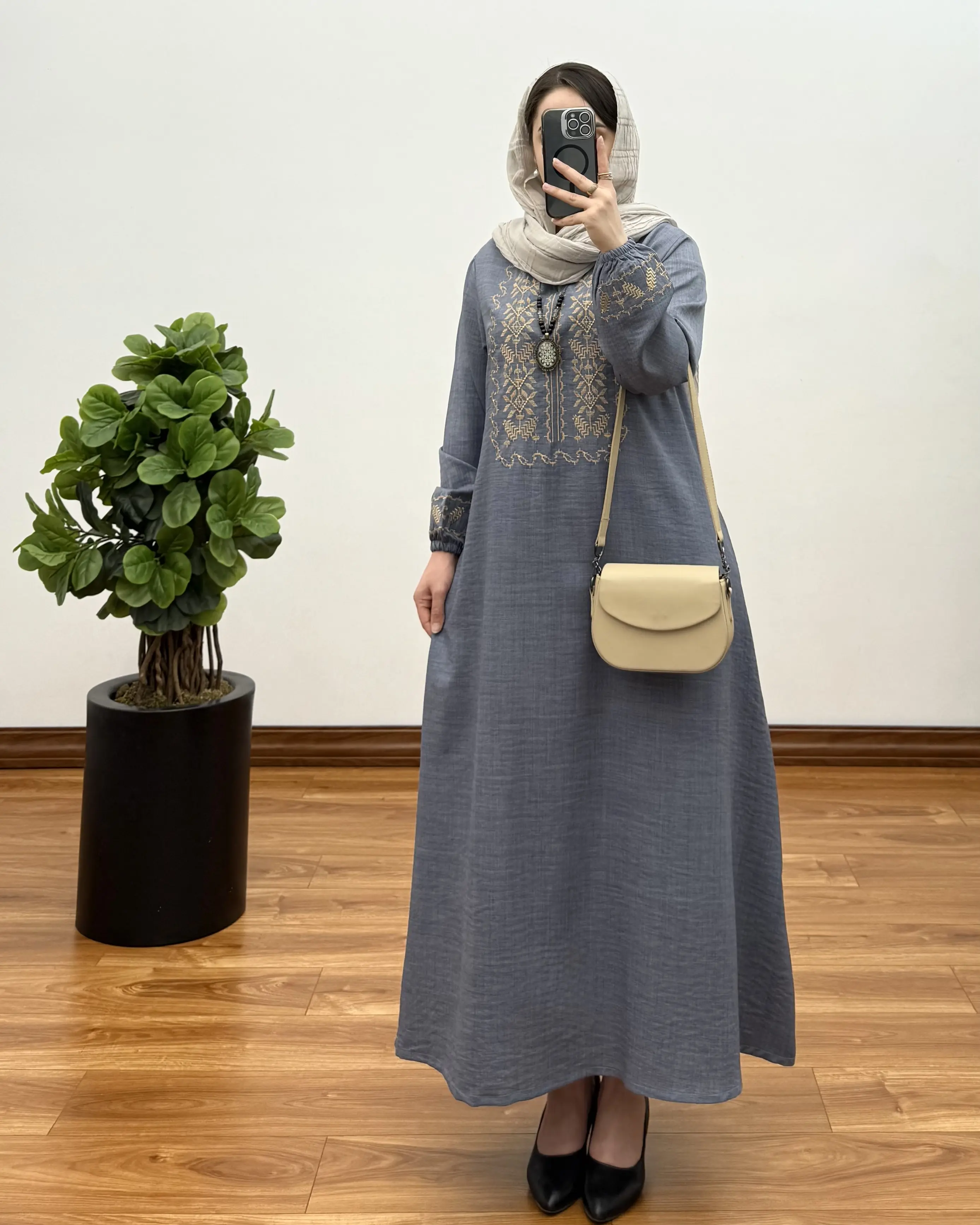 مانتو تابستانی بلند شانتون مدل سنتی