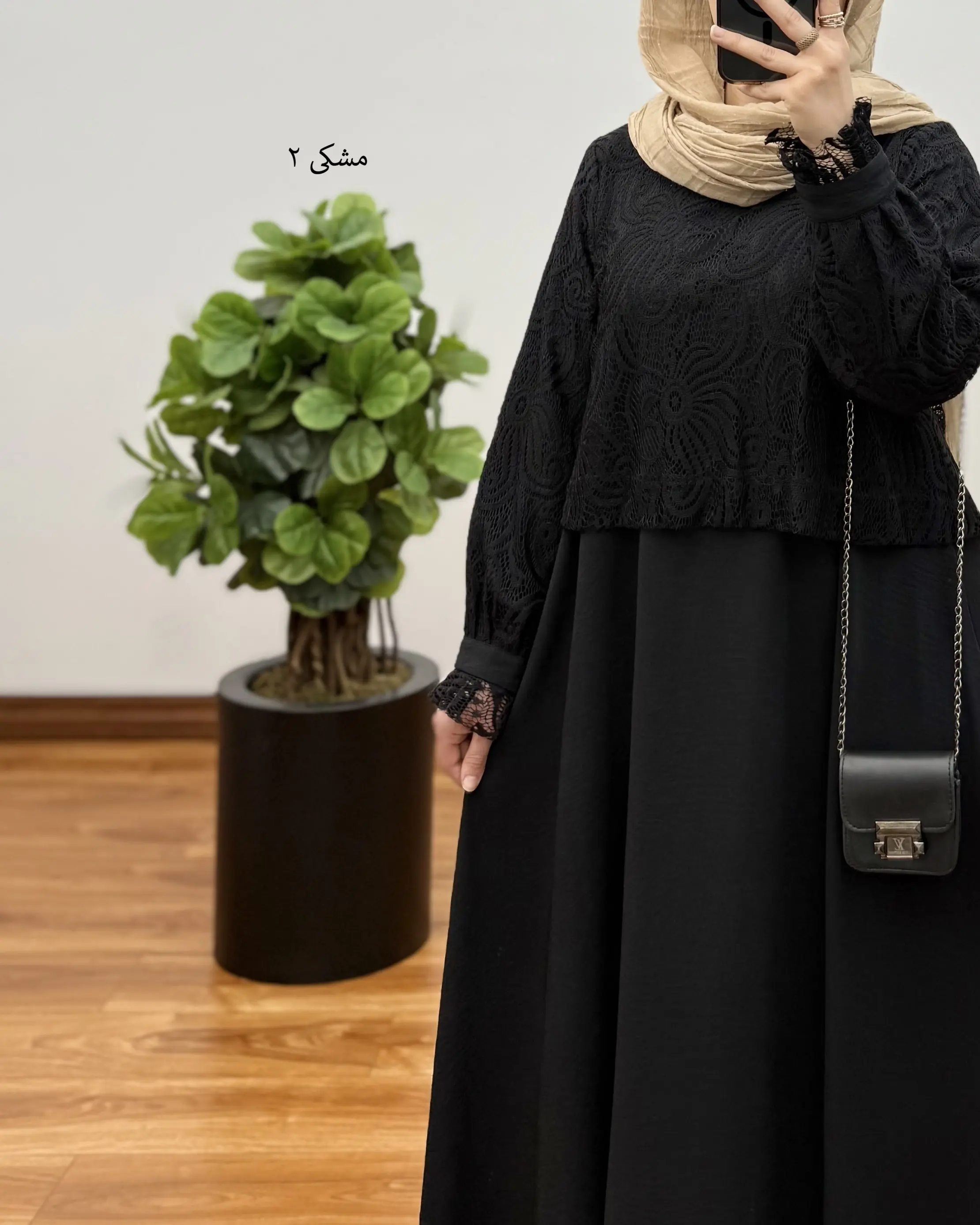 پیراهن مانتویی تمام کلوش مهیاس