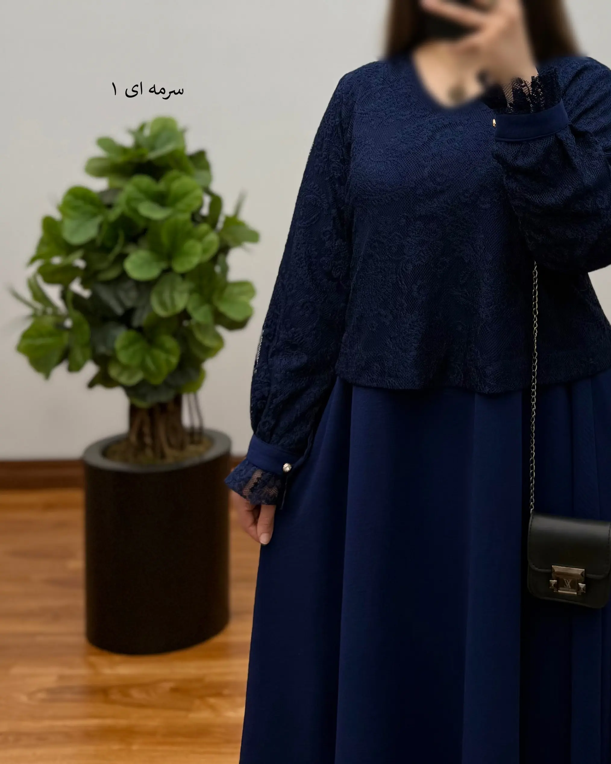 پیراهن مانتویی تمام کلوش مهیاس