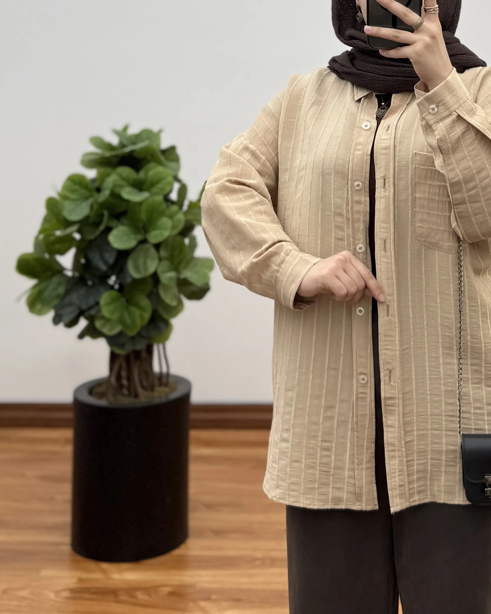 شومیز پلوتی تک جیب مدل پری