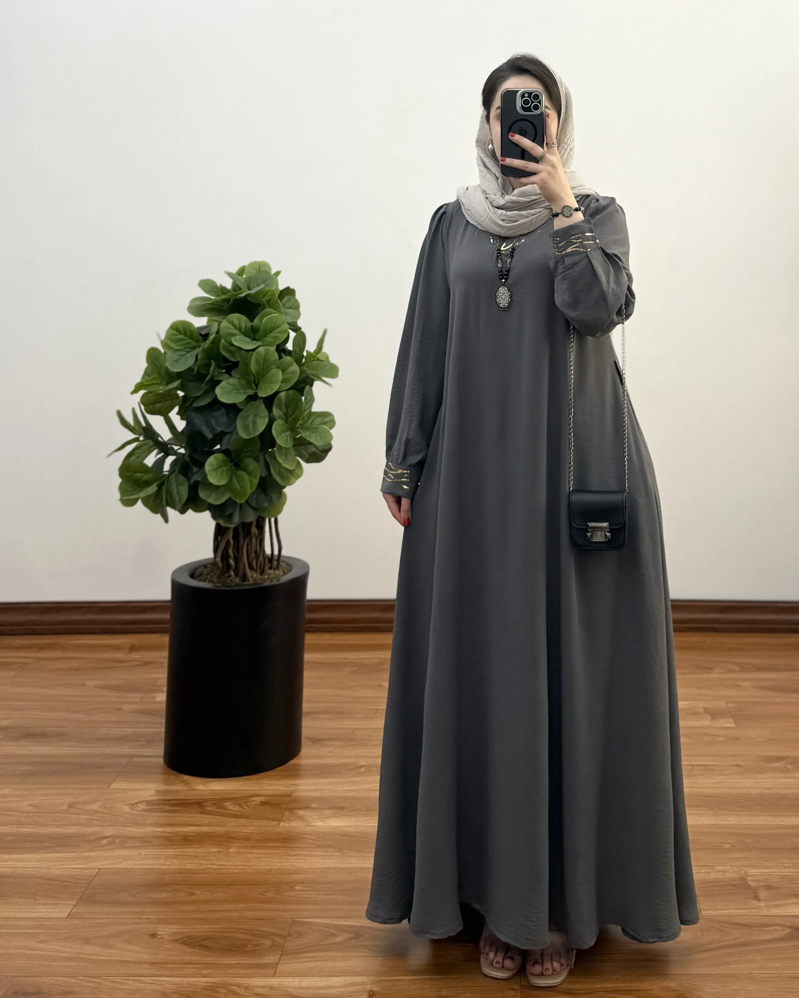 پیراهن مانتویی سوپر کلوش پولکی