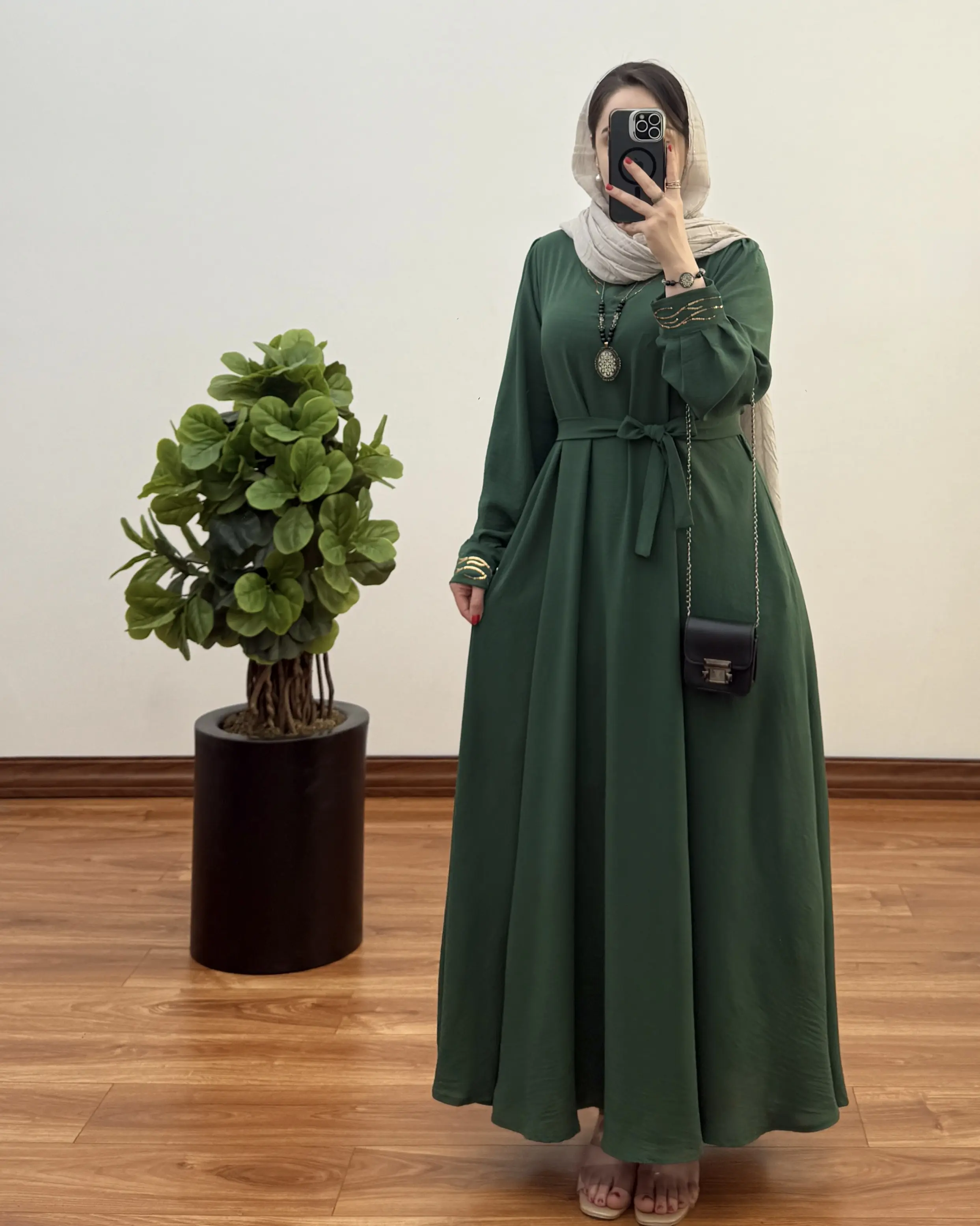 پیراهن مانتویی سوپر کلوش پولکی