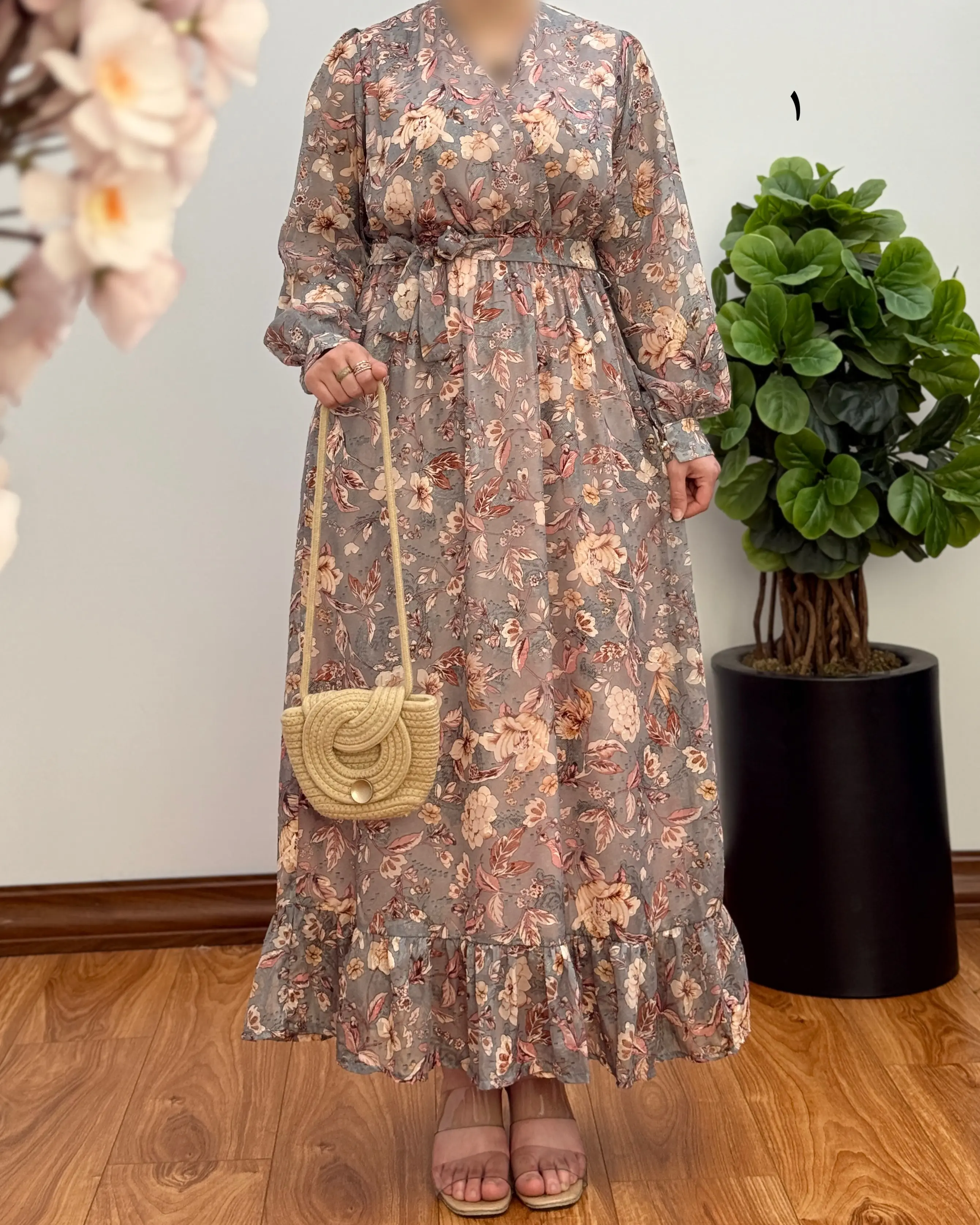 پیراهن مجلسی حریر مدل کاملیا