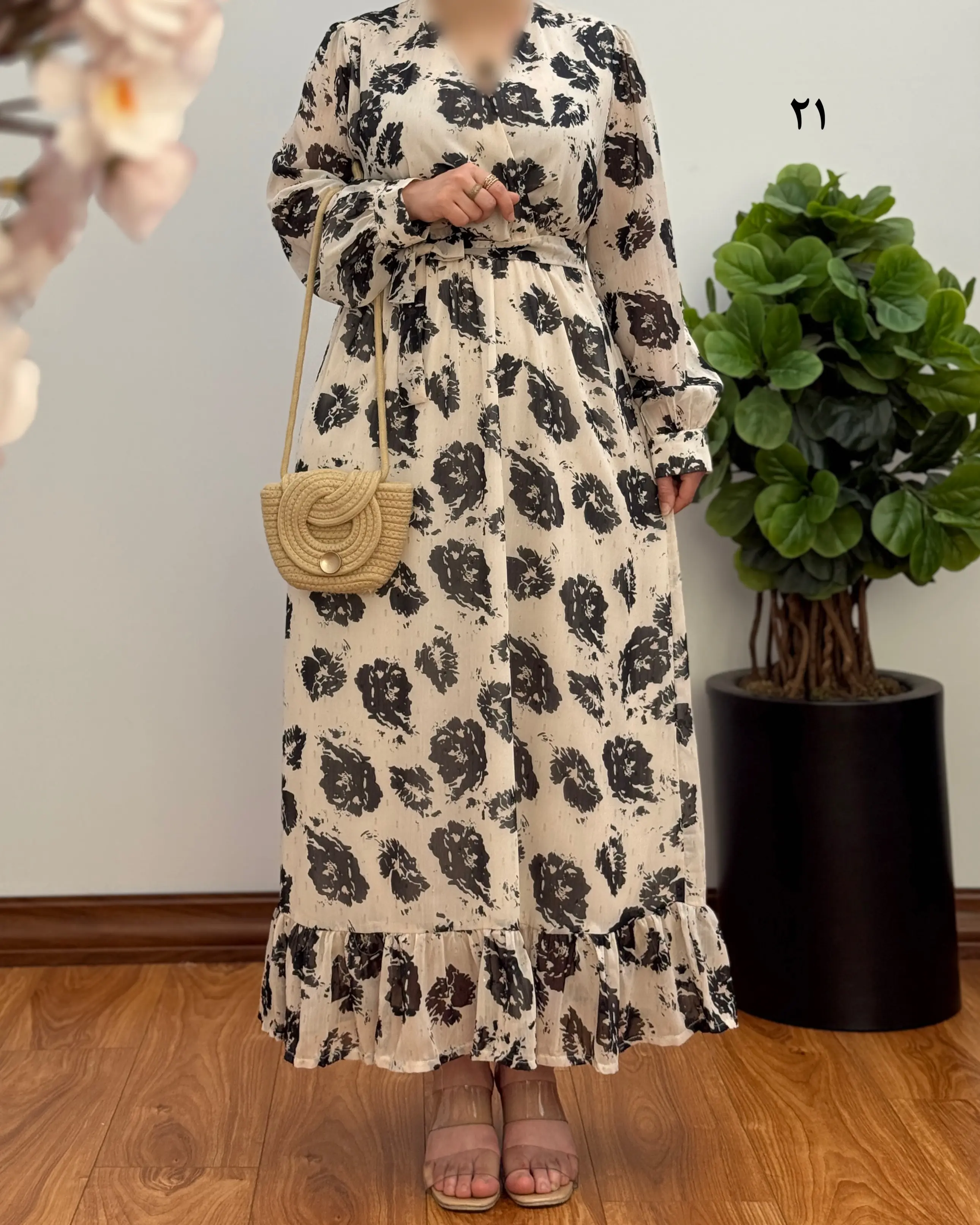 پیراهن مجلسی حریر مدل کاملیا