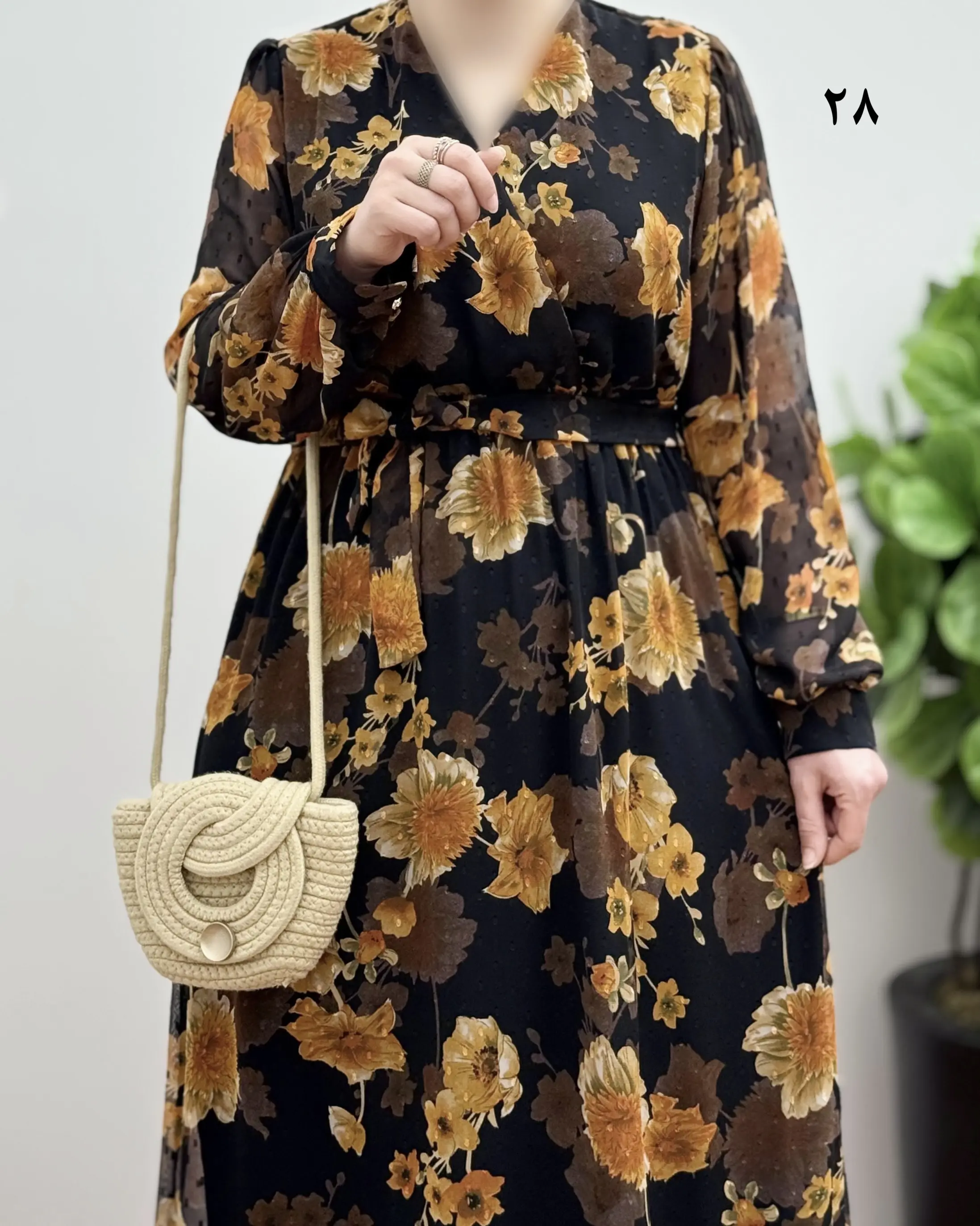 پیراهن مجلسی حریر مدل کاملیا