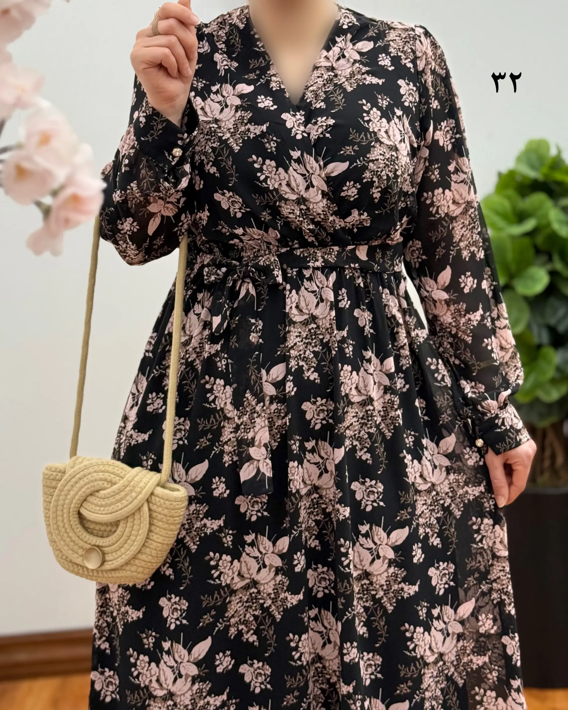 پیراهن مجلسی حریر مدل کاملیا