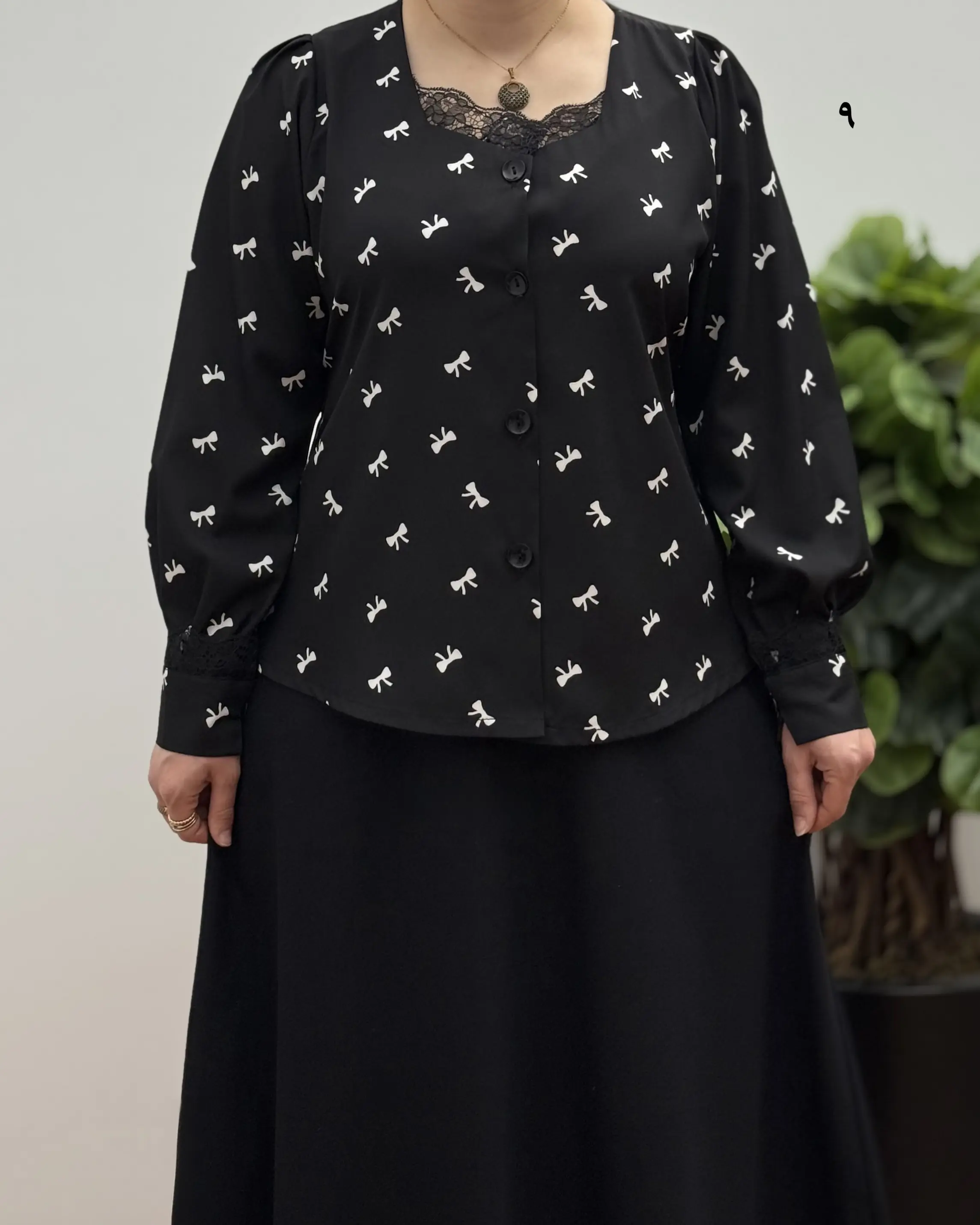 ست شومیز دامن دخترانه مزونی مدل الیزه