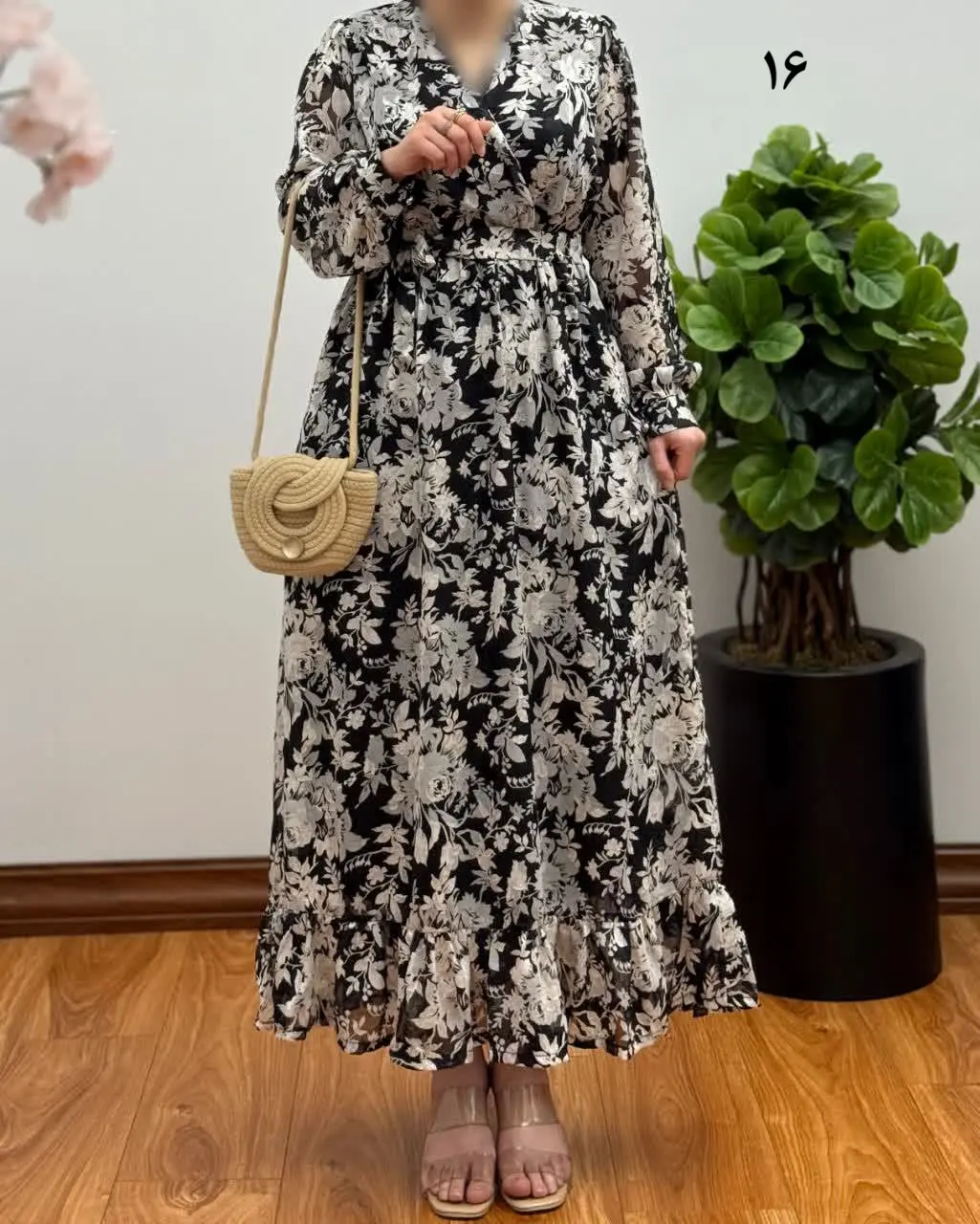 پیراهن مجلسی حریر مدل کاملیا