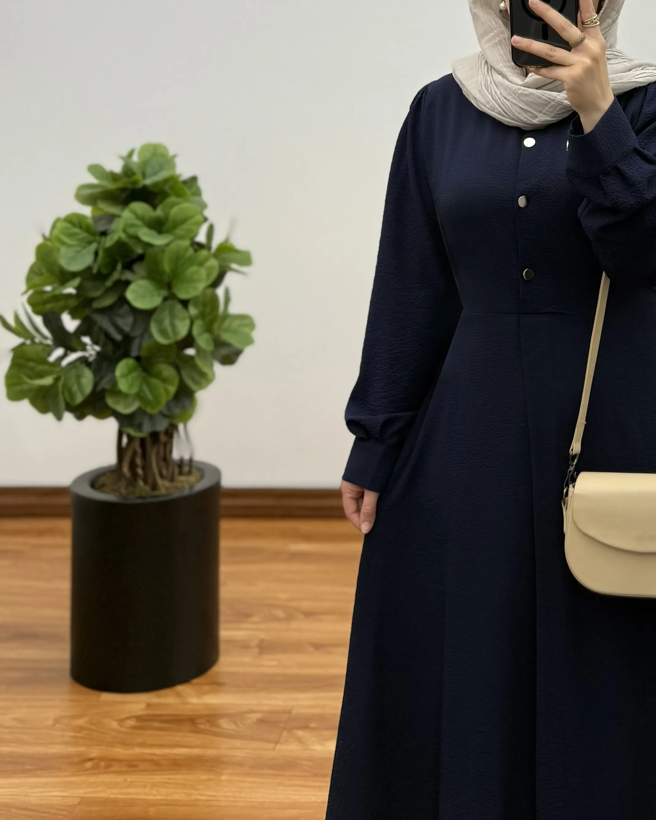 پیراهن مانتویی پفکی بلند مدل طلا