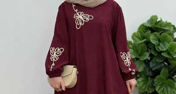 خرید پیراهن مخمل کبریتی بلند